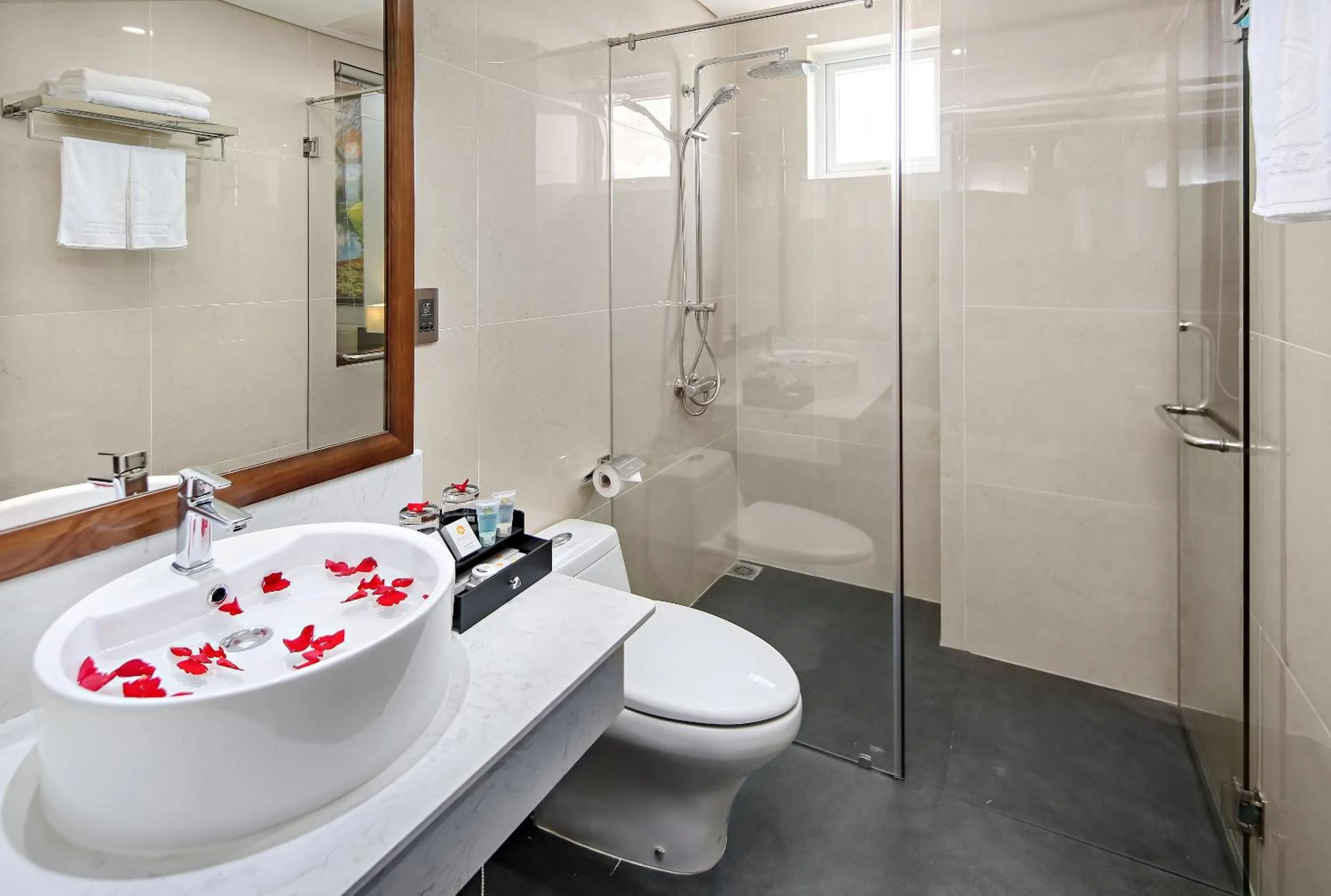 Toilet in Merry Hotel