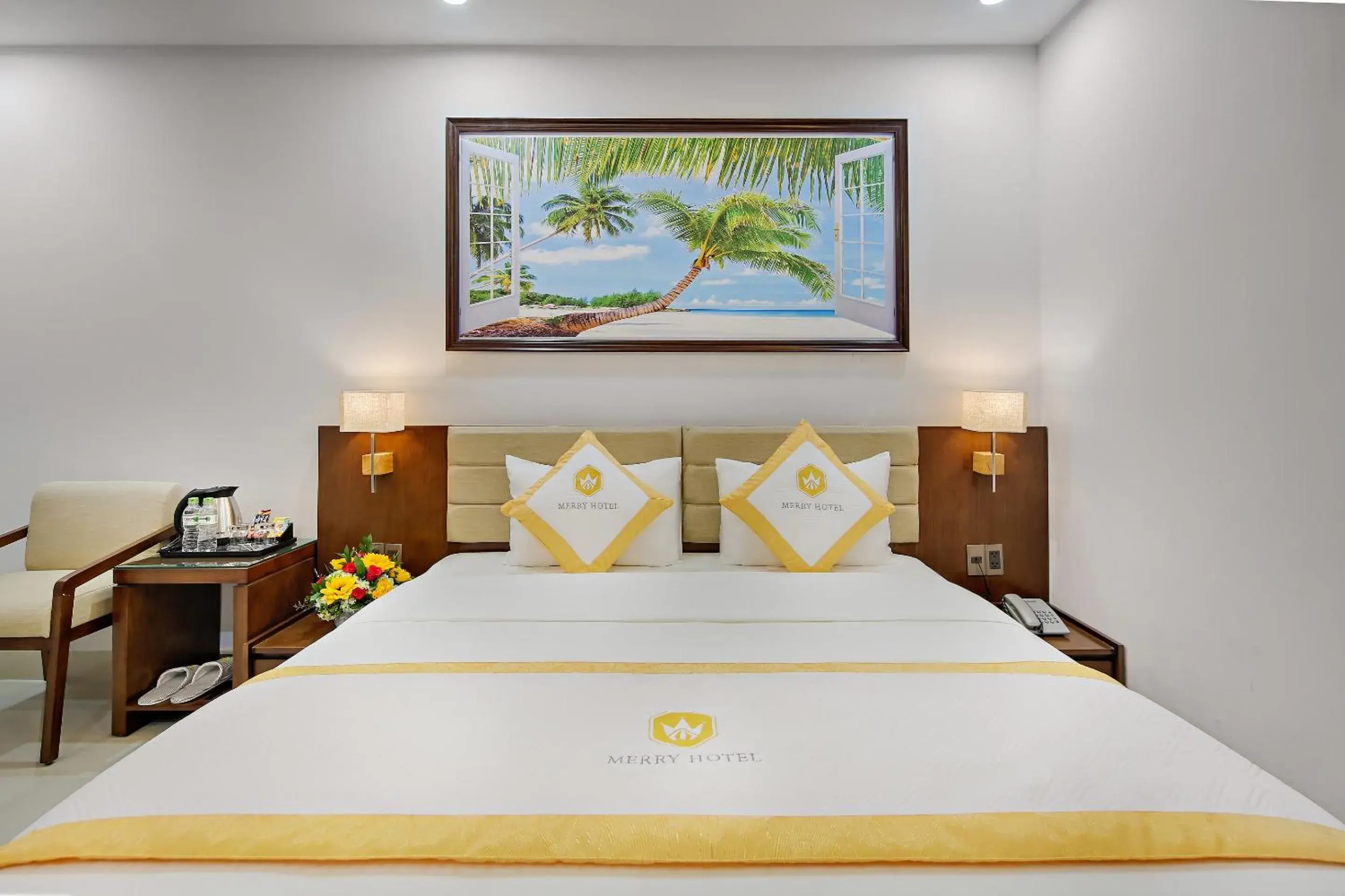 Bedroom, Bed in Merry Hotel Bedroom, Bed in Merry Hotel