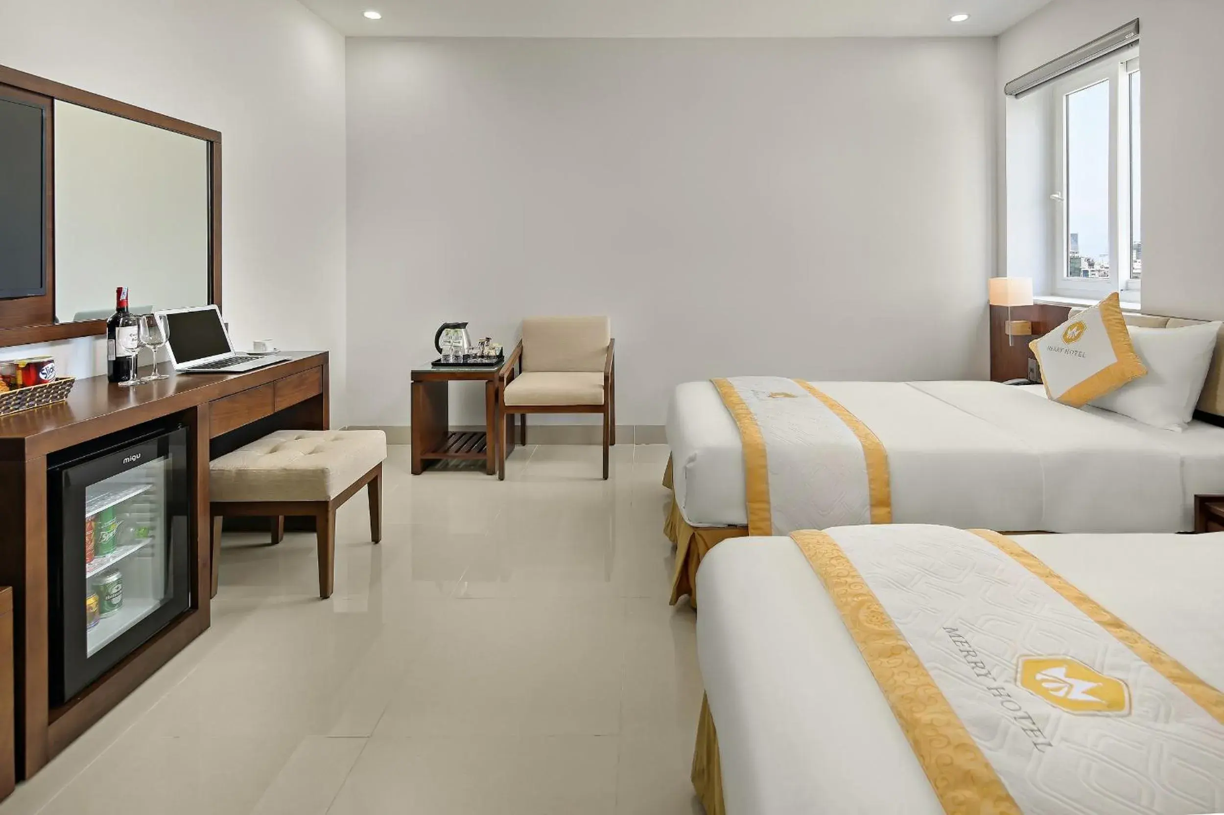 Bed in Merry Hotel Bed in Merry Hotel