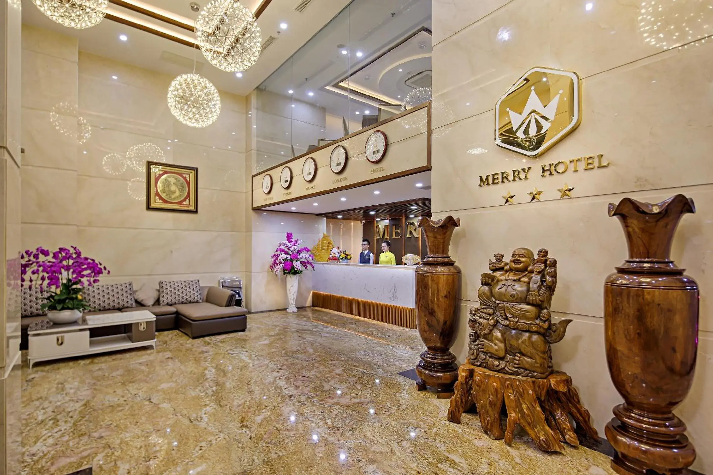 Lobby or reception in Merry Hotel Lobby or reception in Merry Hotel