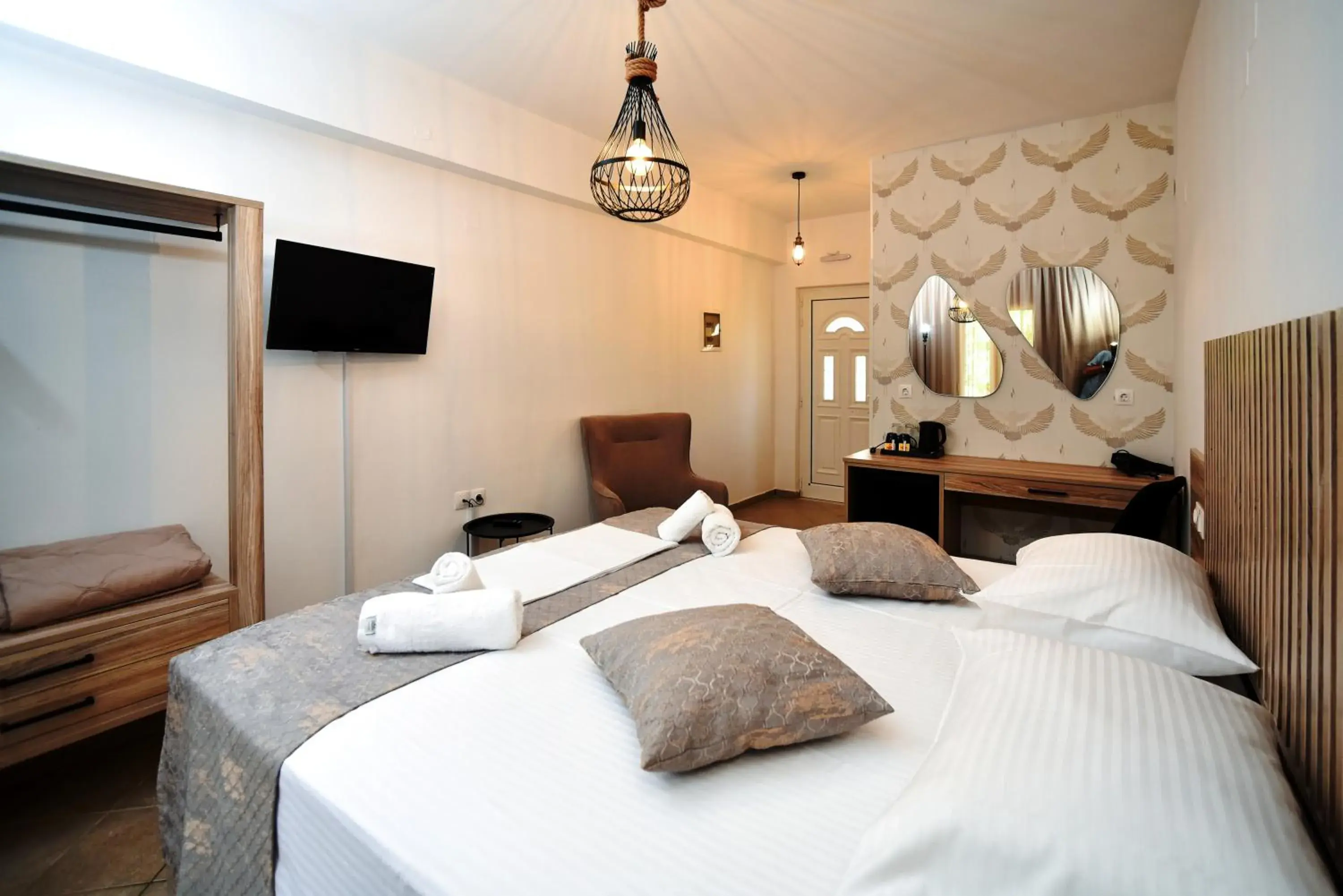 Bed in Kasapakis Hotel & Apartments Bed in Kasapakis Hotel & Apartments