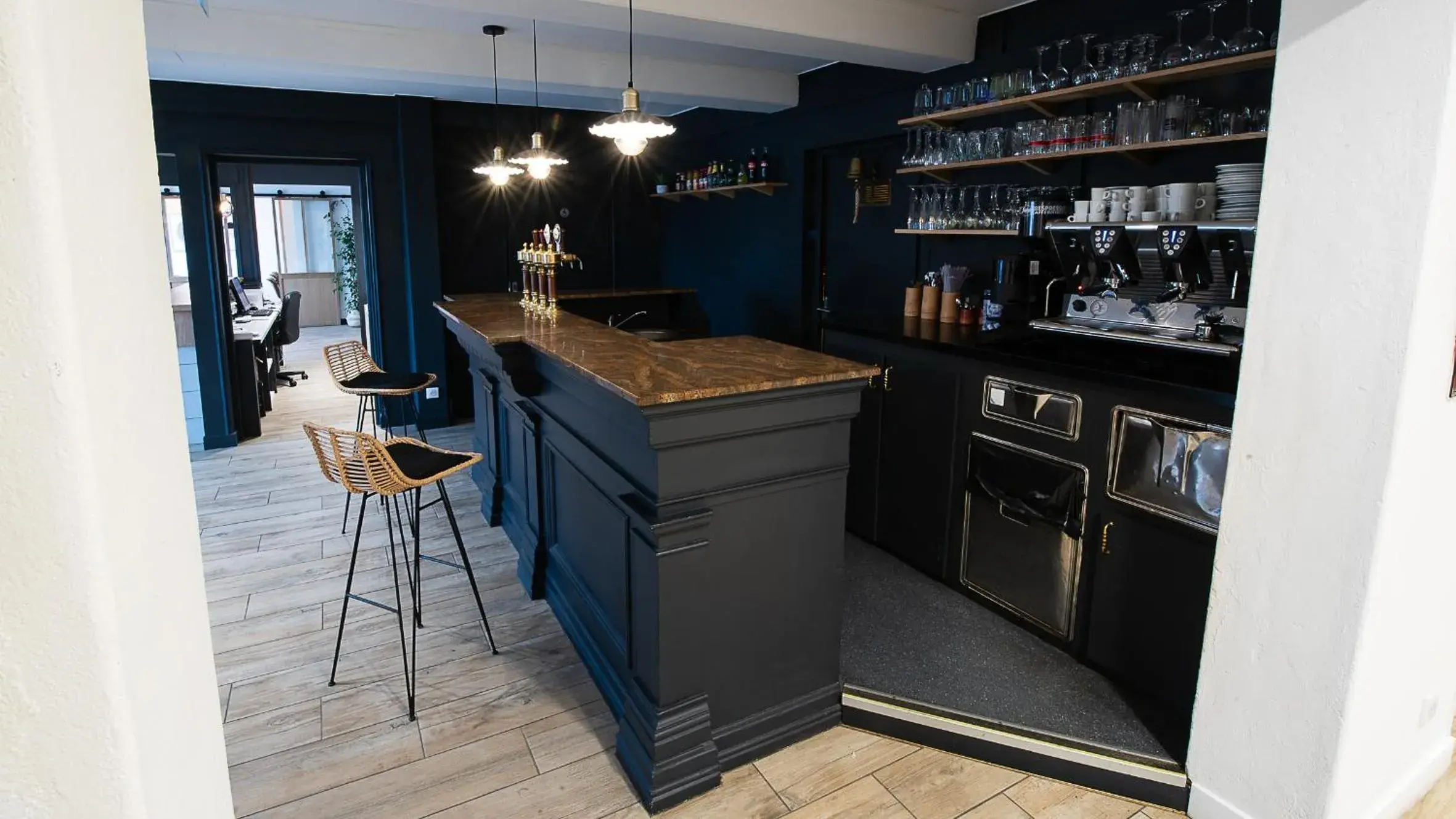 Lounge or bar in Hôtel du Beffroi Gravelines Dunkerque Lounge or bar in Hôtel du Beffroi Gravelines Dunkerque