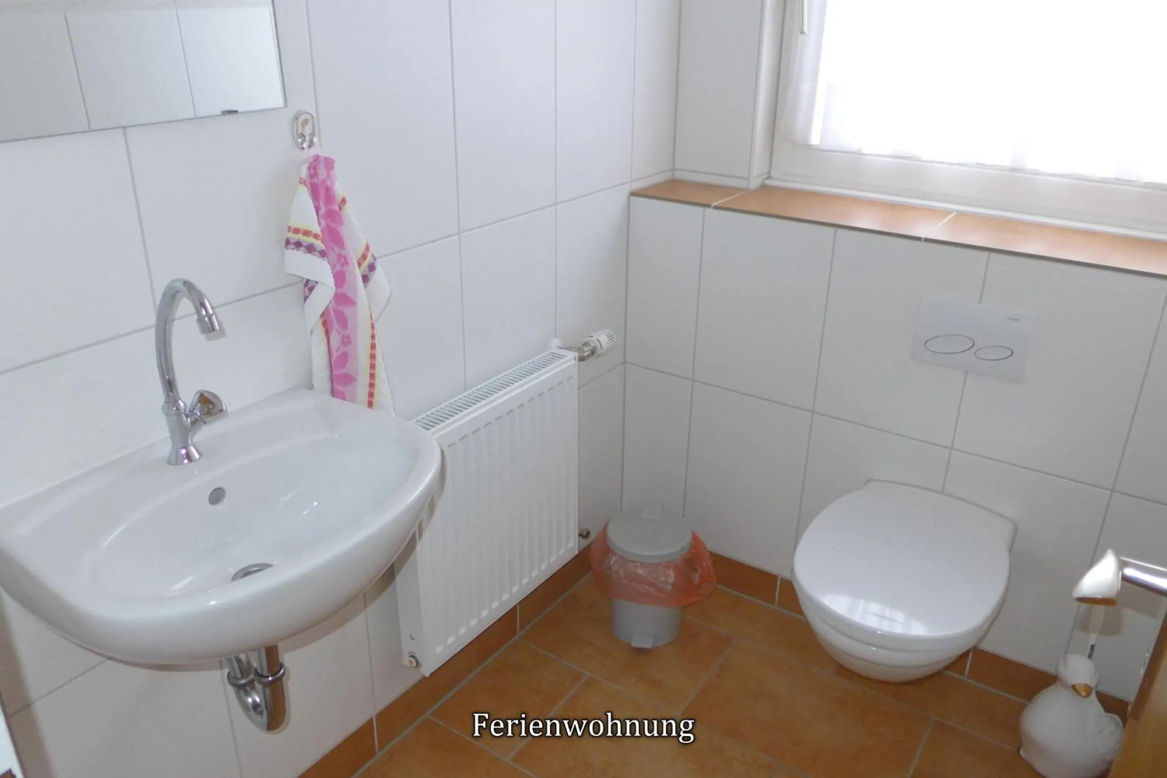 Toilet in Pension Haus Linden