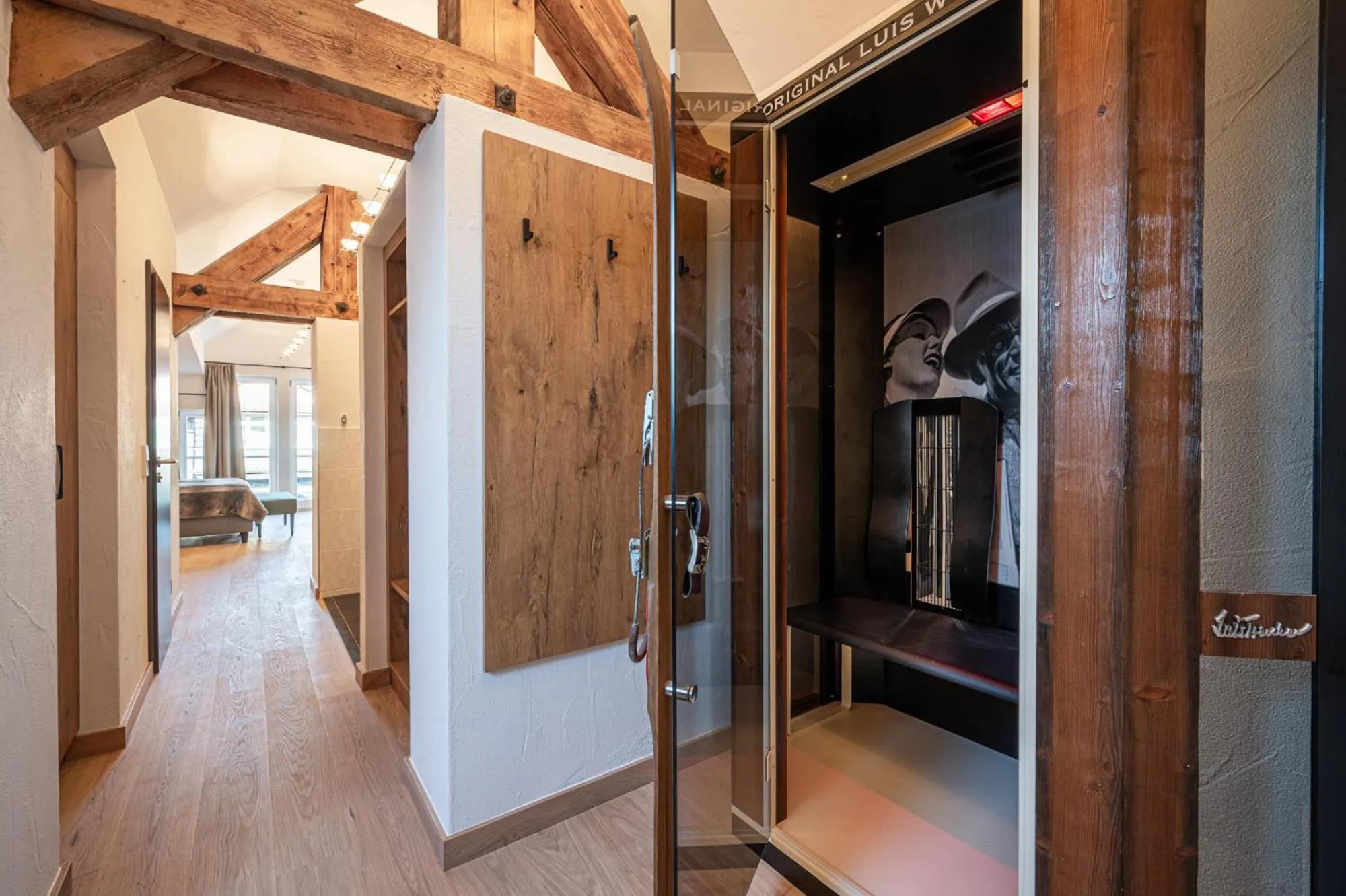 Sauna in Alpin Lifestyle Hotel Löwen & Strauss