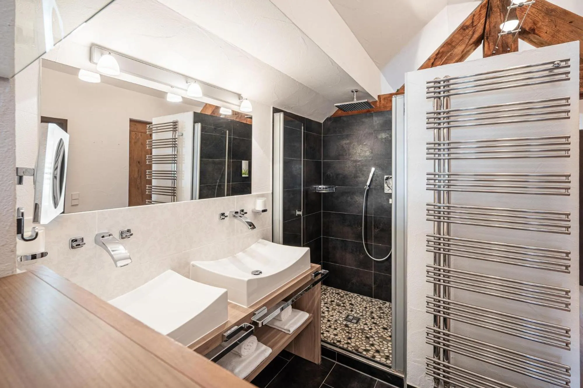 Bathroom in Alpin Lifestyle Hotel Löwen & Strauss