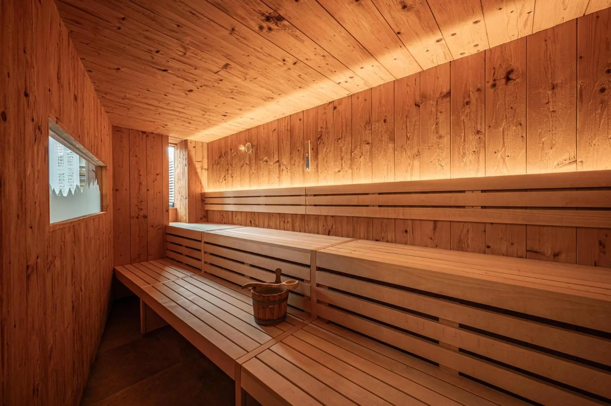 Sauna in Alpin Lifestyle Hotel Löwen & Strauss