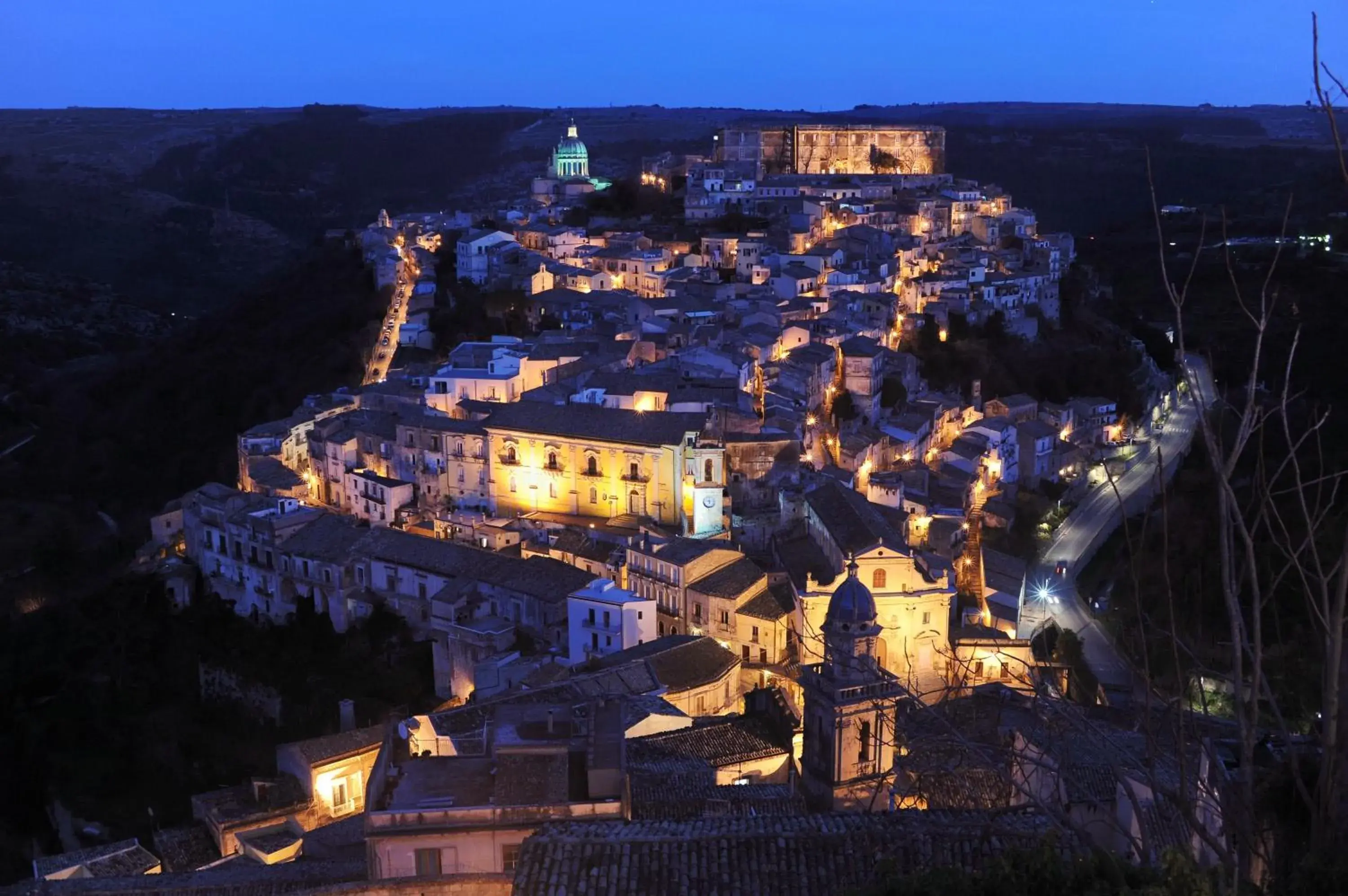 Bird's eye view in La Corte Di Ibla Bird's eye view in La Corte Di Ibla