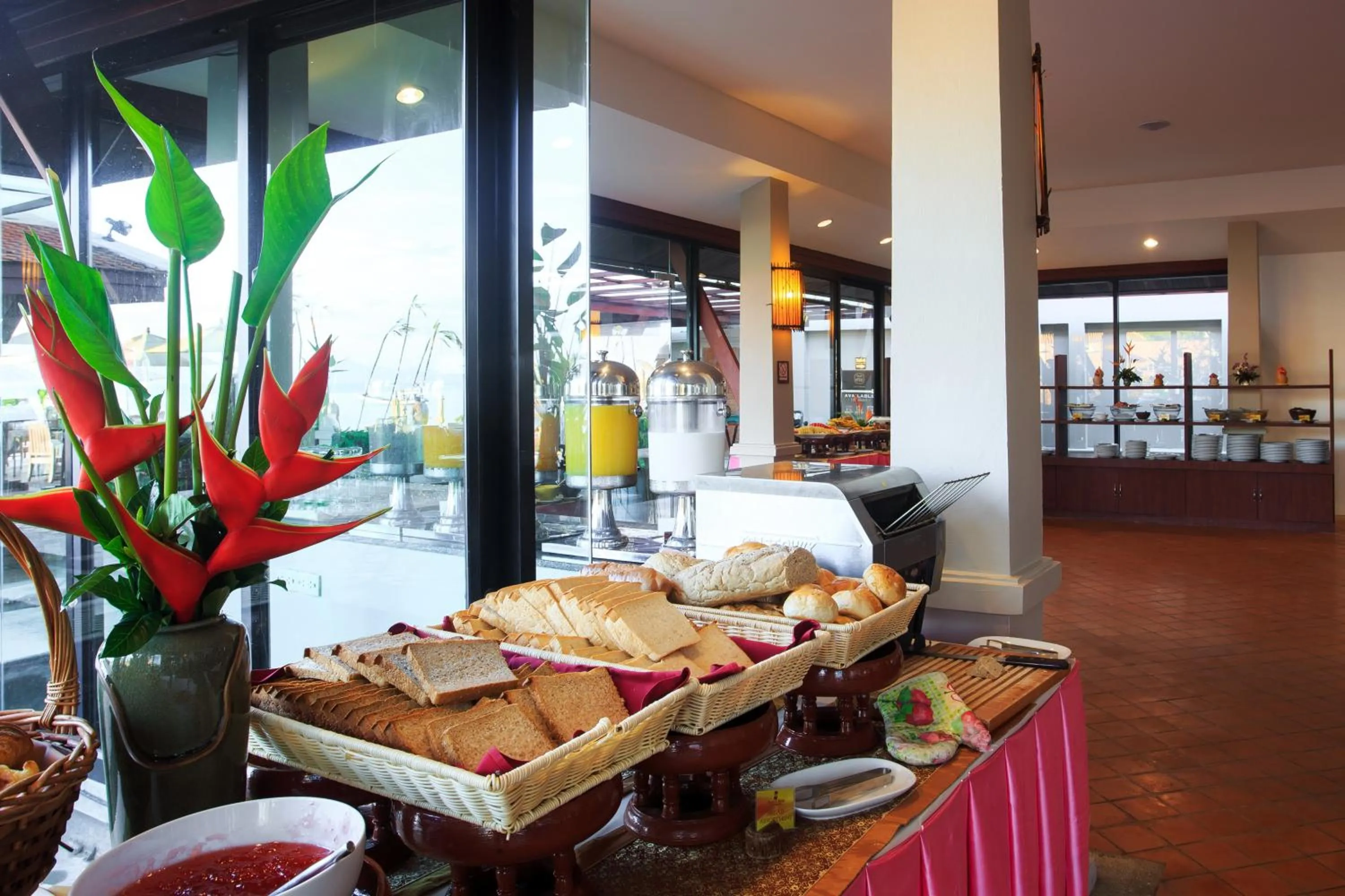 American breakfast in Samui Buri Beach Resort