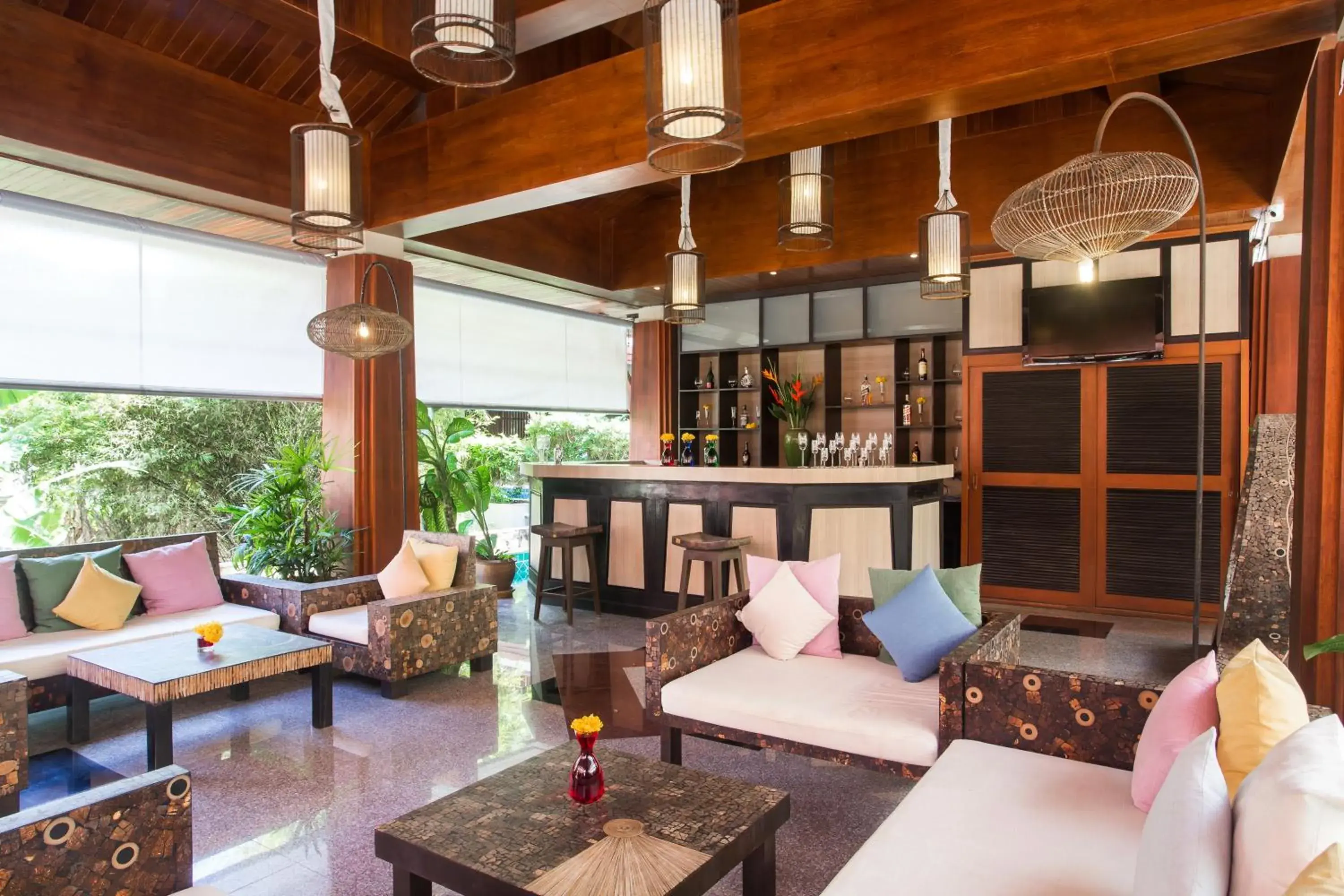 Lounge or bar in Samui Buri Beach Resort Lounge or bar in Samui Buri Beach Resort