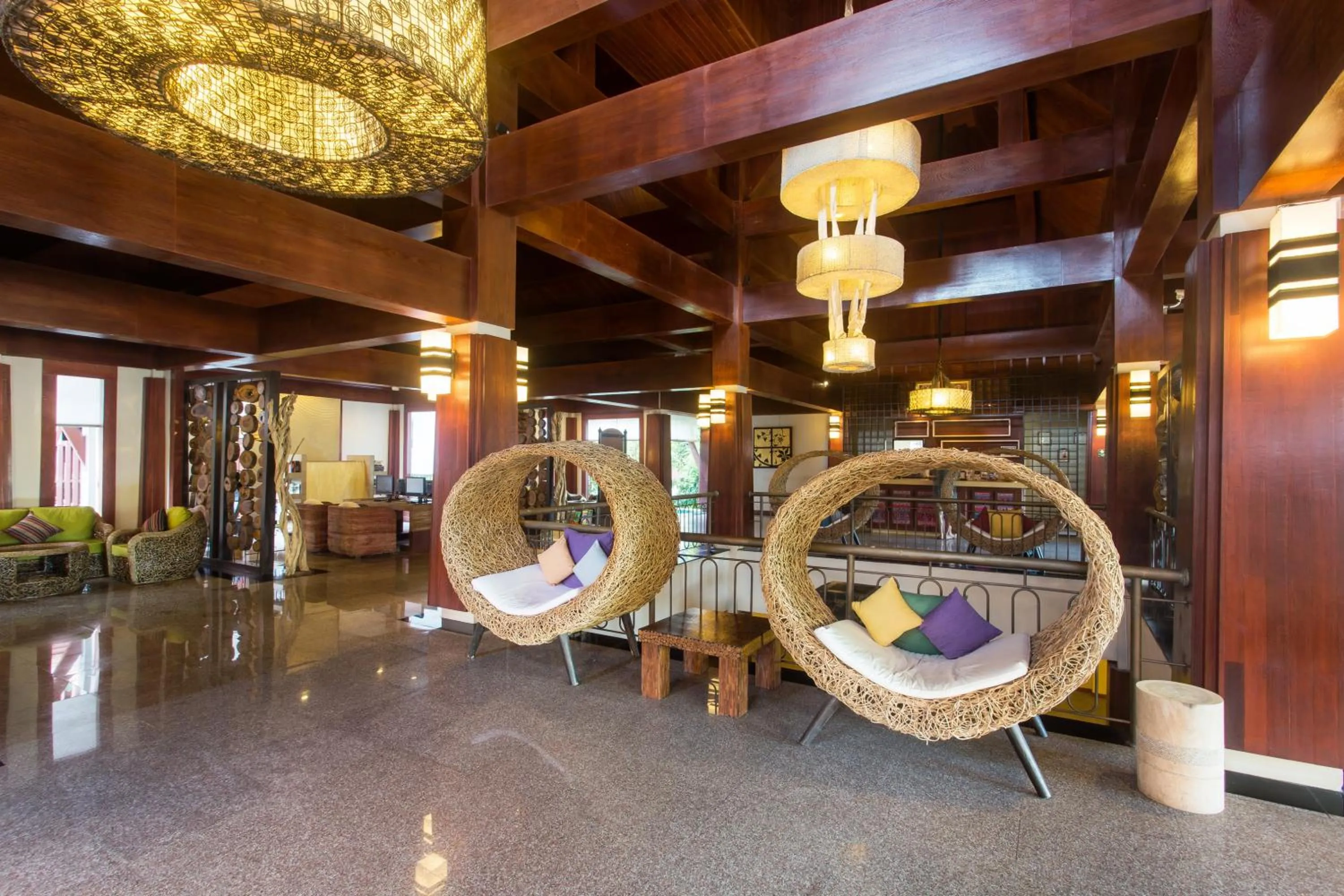 Lobby or reception in Samui Buri Beach Resort