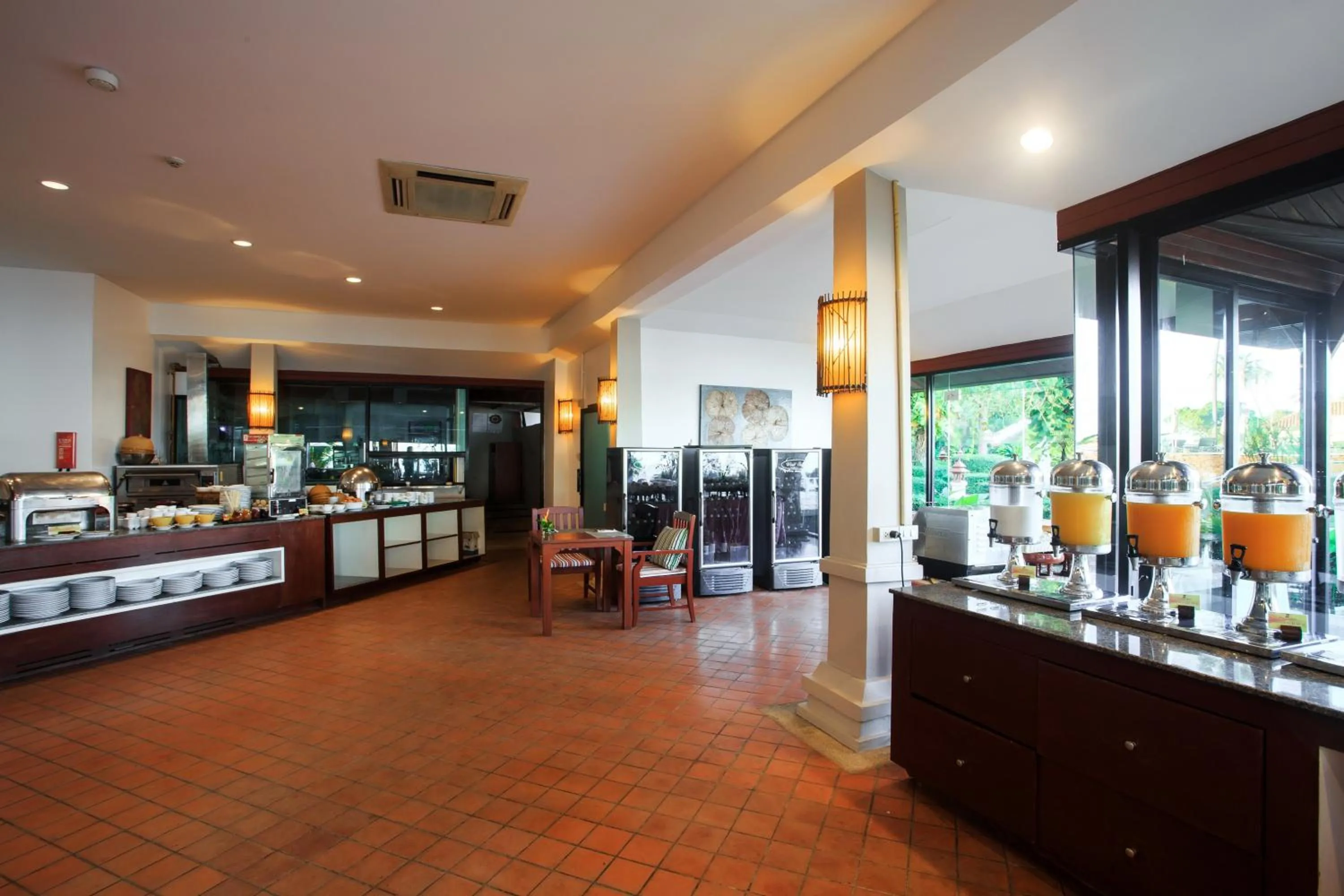 American breakfast in Samui Buri Beach Resort