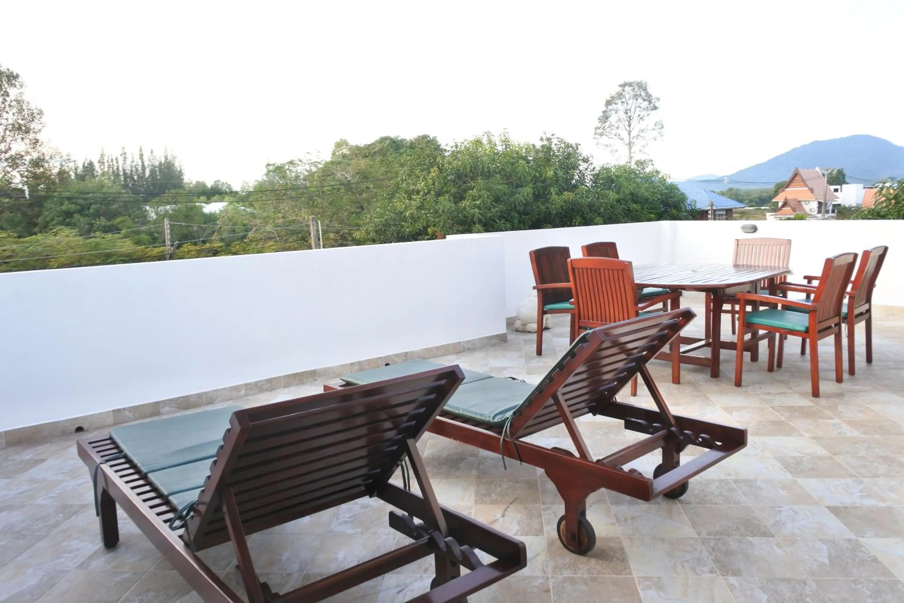 Balcony/Terrace in Tropicana Beach Villa at VIP Resort