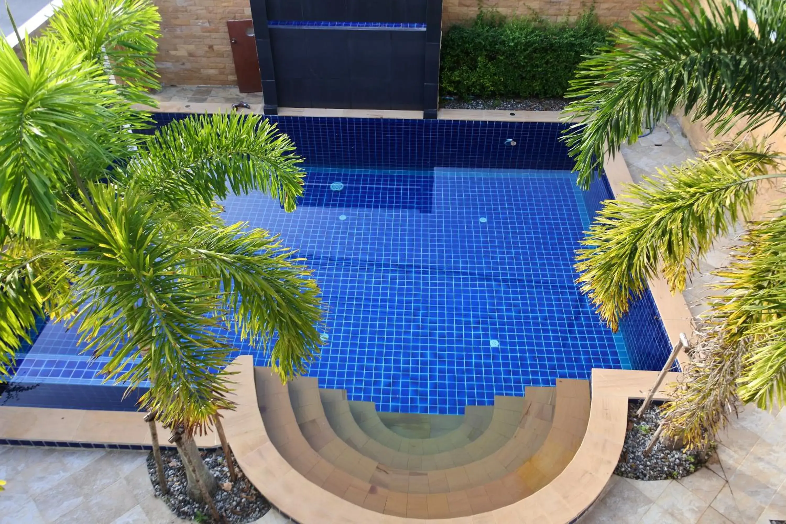 Pool view in Tropicana Beach Villa at VIP Resort Pool view in Tropicana Beach Villa at VIP Resort