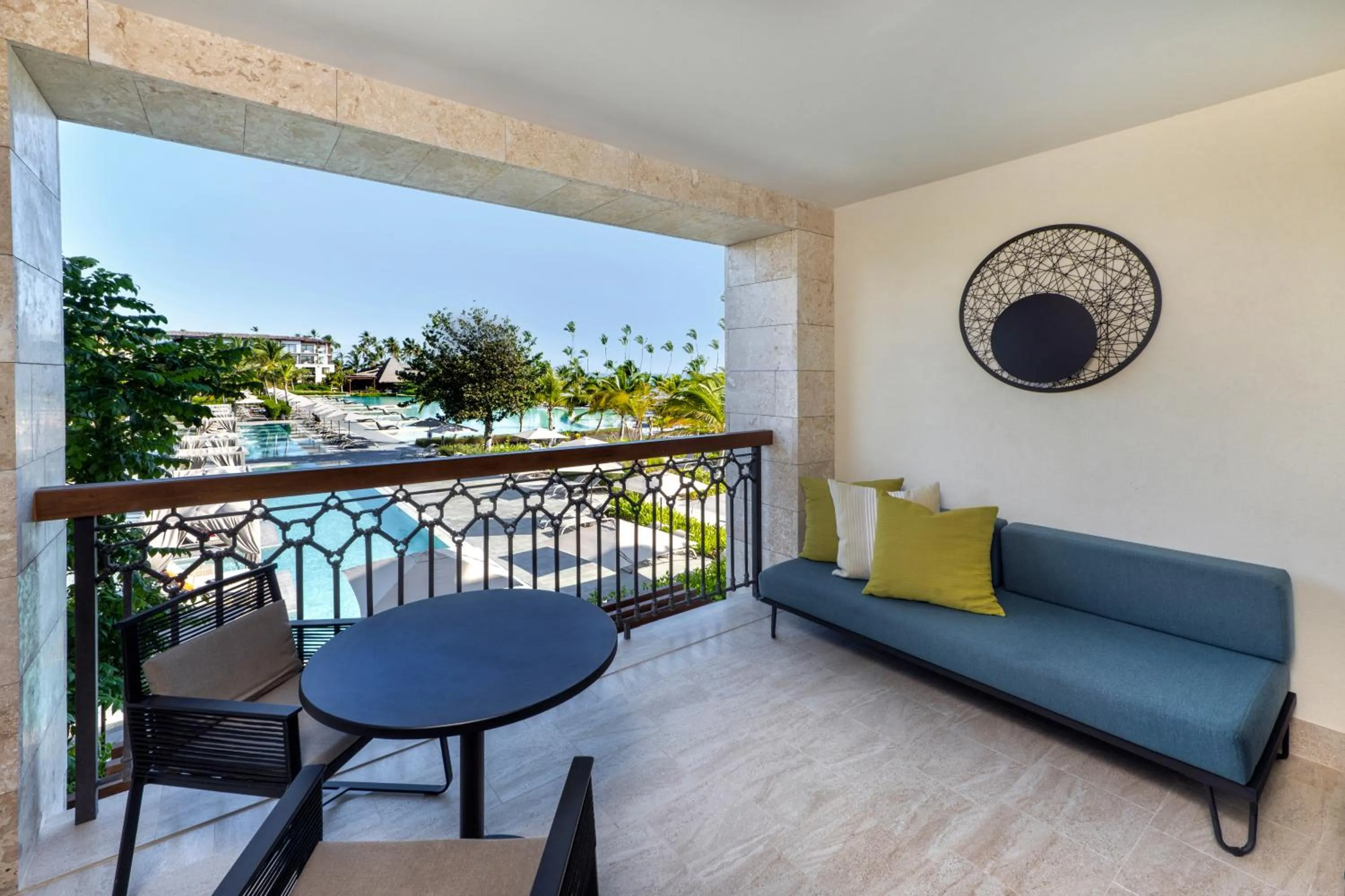 Pool view in Lopesan Costa Bávaro Resort, Spa & Casino