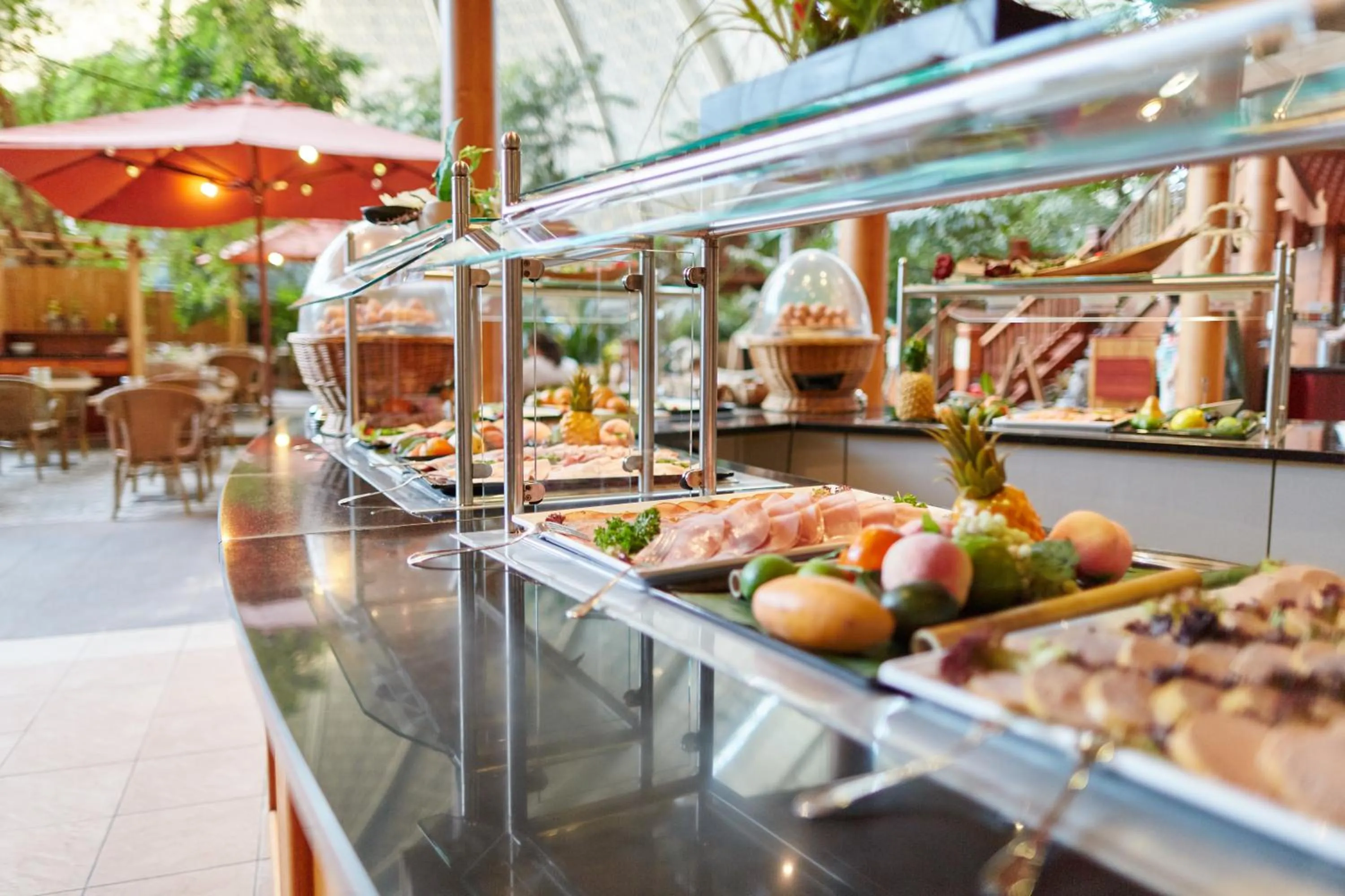 Buffet breakfast in Tropical Islands