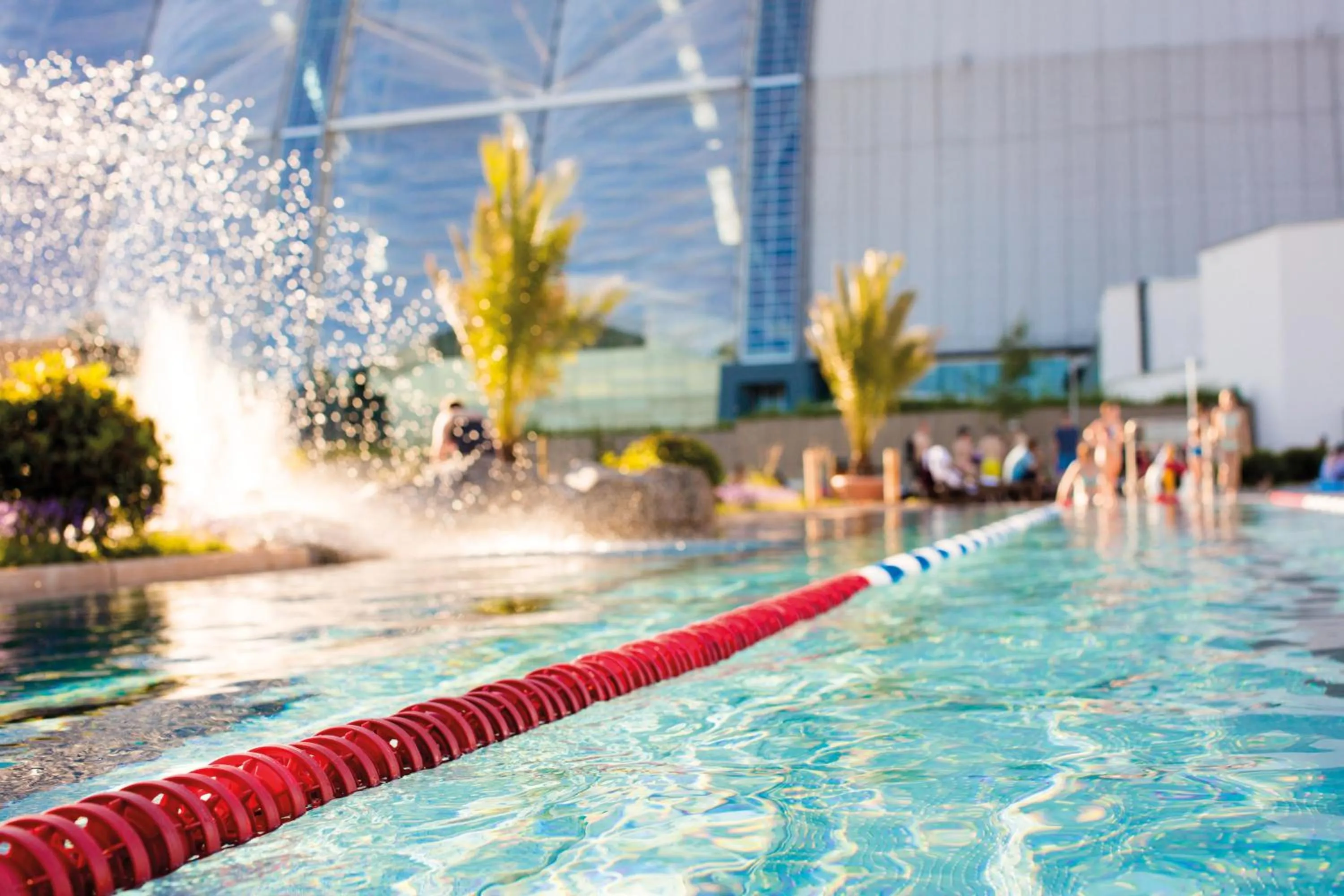 Aqua park in Tropical Islands
