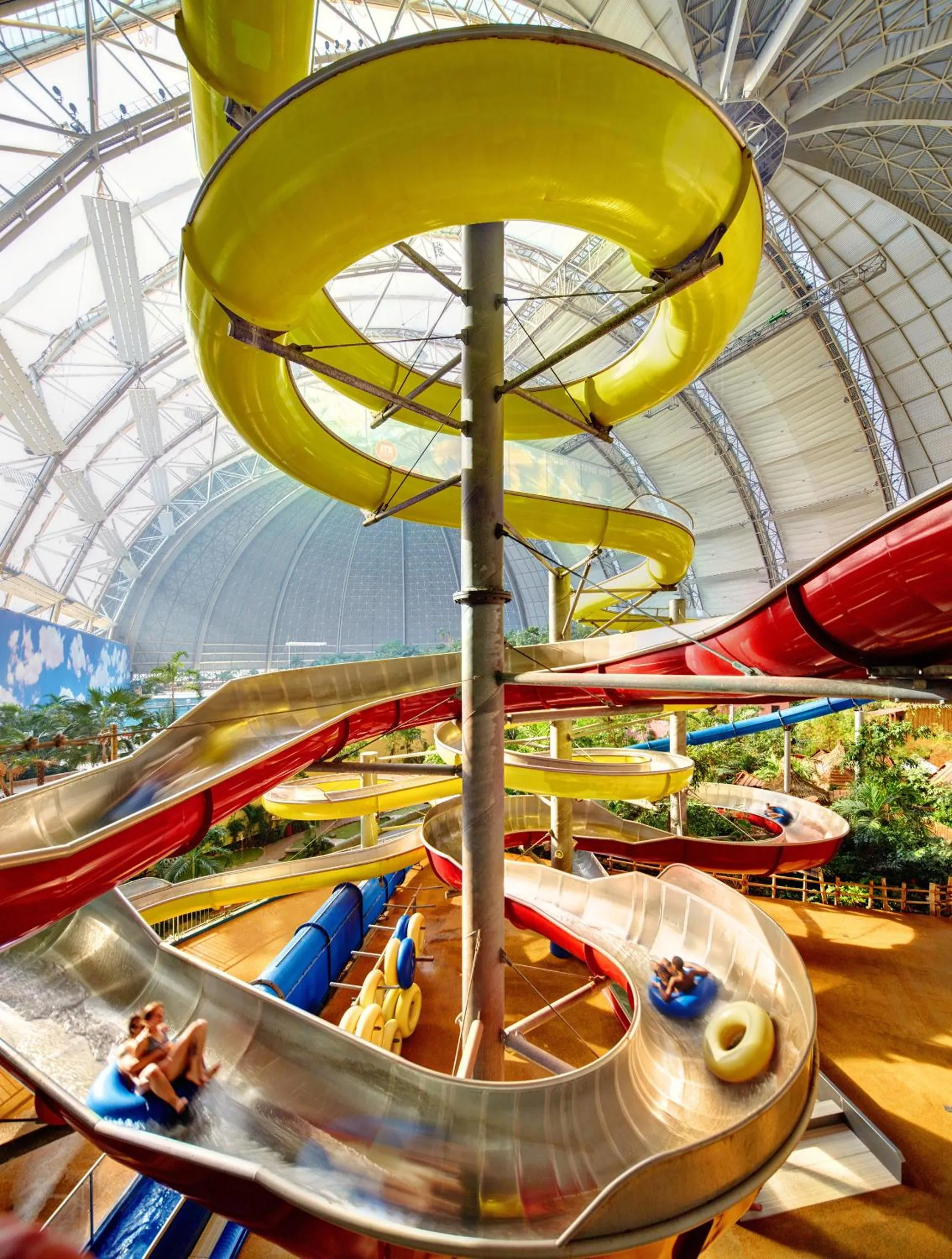 Aqua park in Tropical Islands
