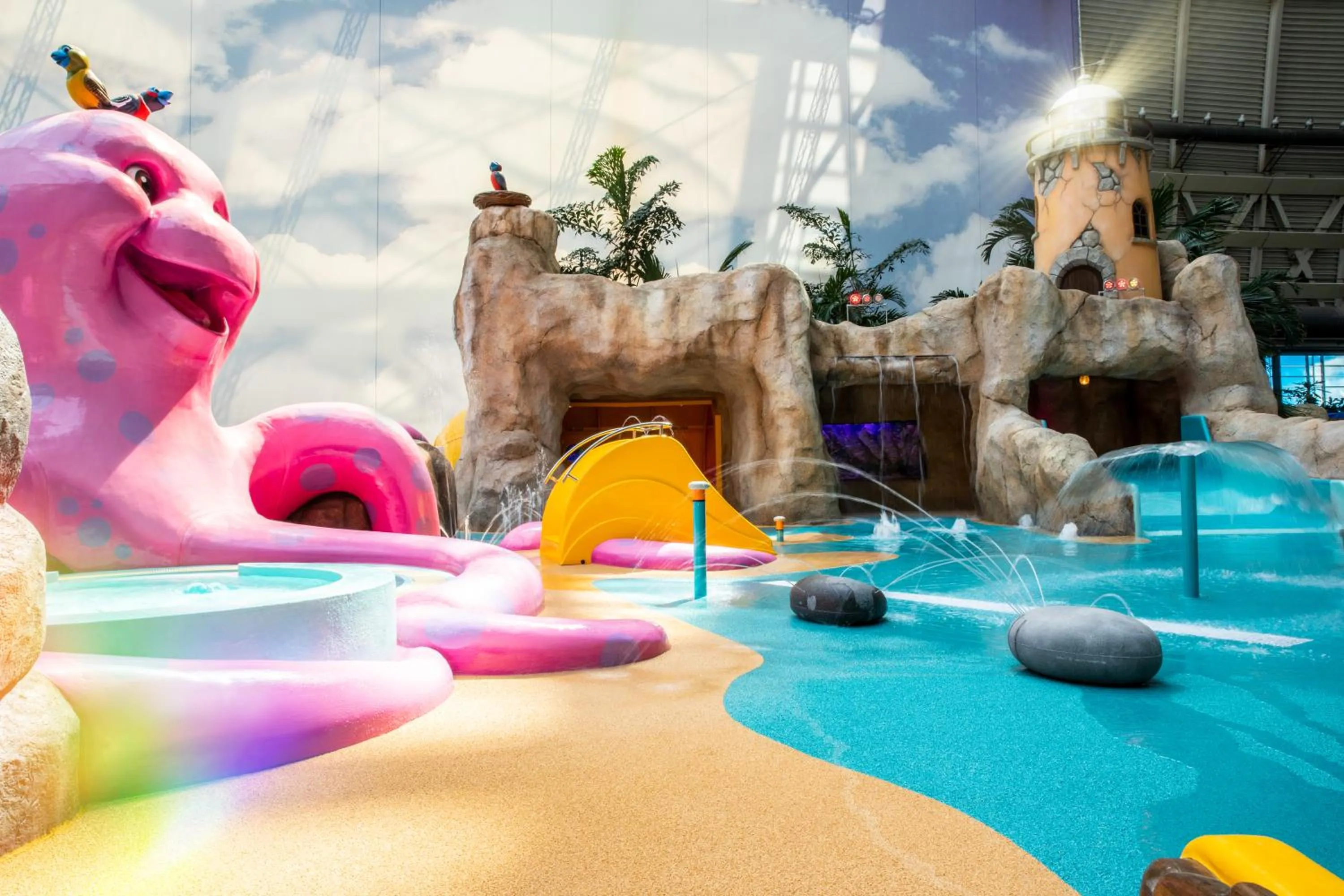 Aqua park in Tropical Islands