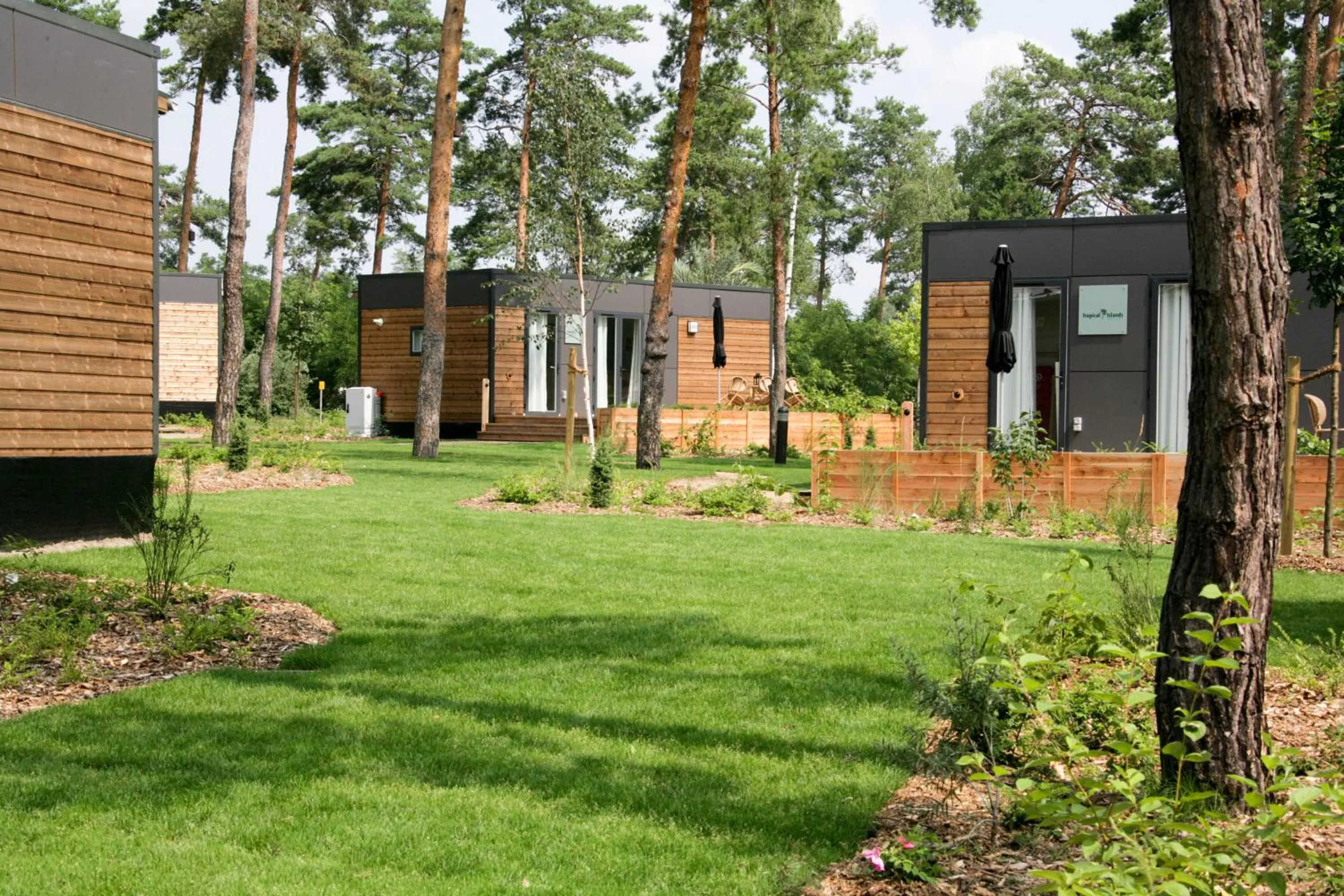 Garden view in Tropical Islands