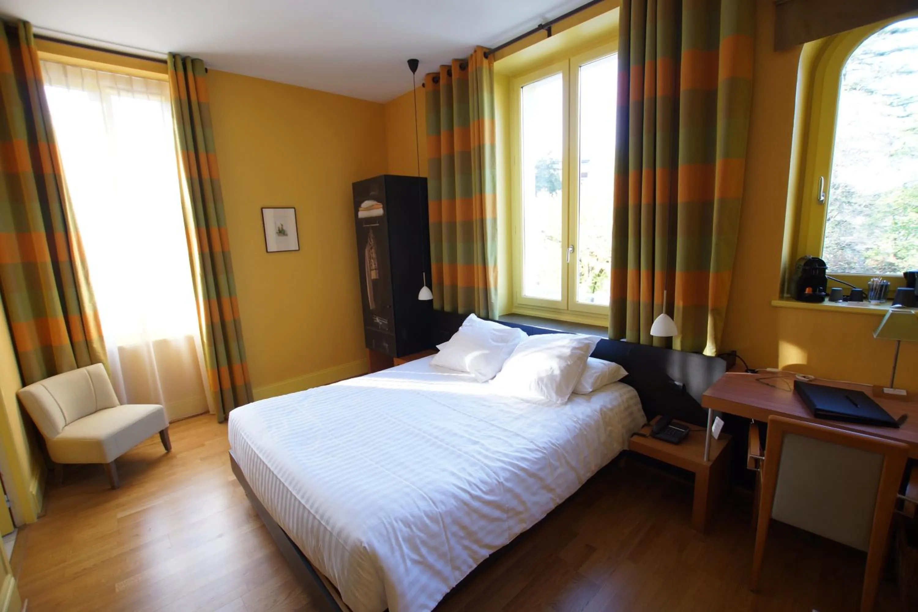 Double Room with Garden View - single occupancy in Hôtel de charme L'Orée du Parc