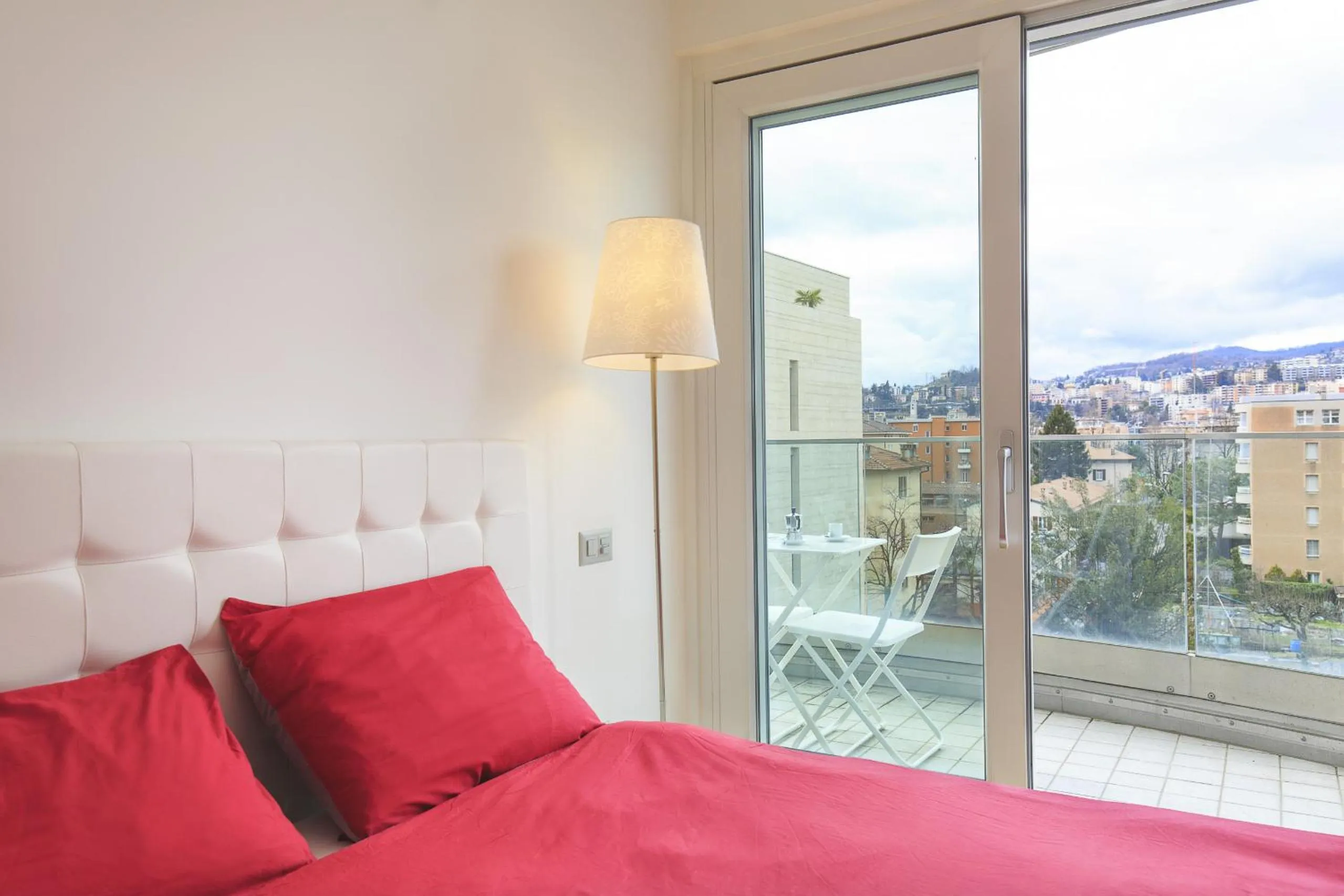 Balcony/Terrace, Bed in Prestige Apartments by Quokka 360 - spacious flats with terraces