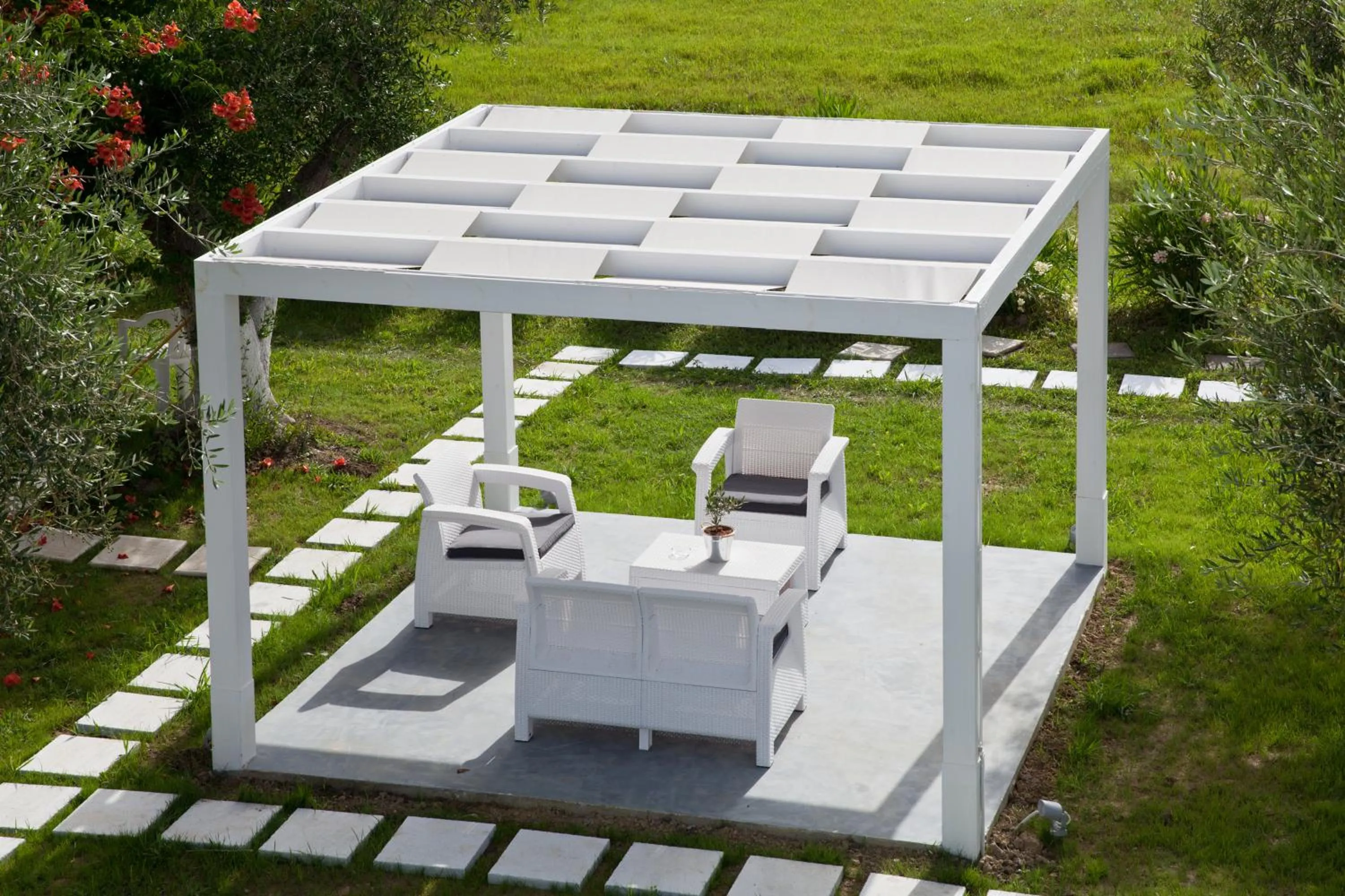 Patio in Sun 'n Chill, Boutique Apartments & Beach Villa