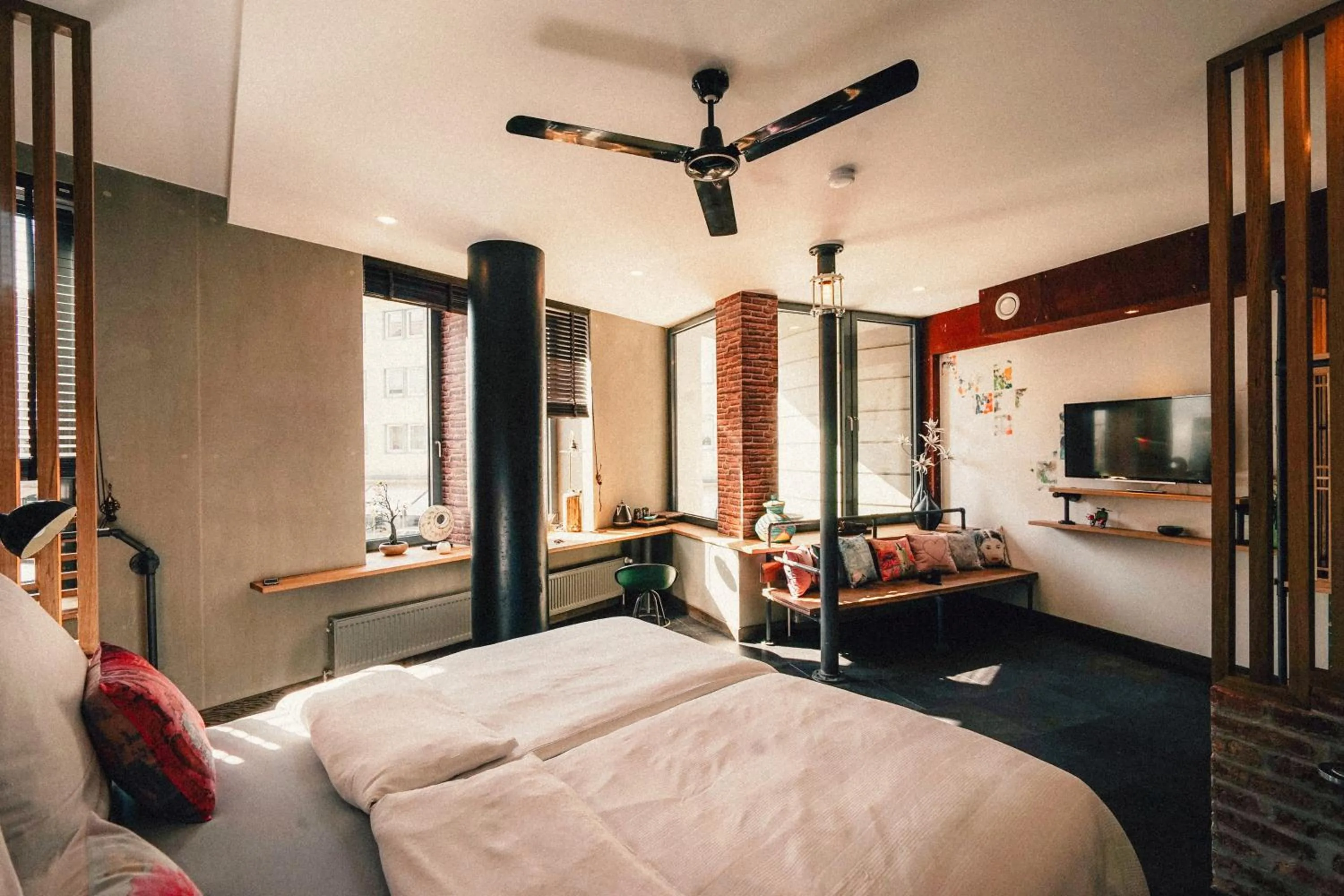 Bed in 36 Phô Cô Hotel & Suites