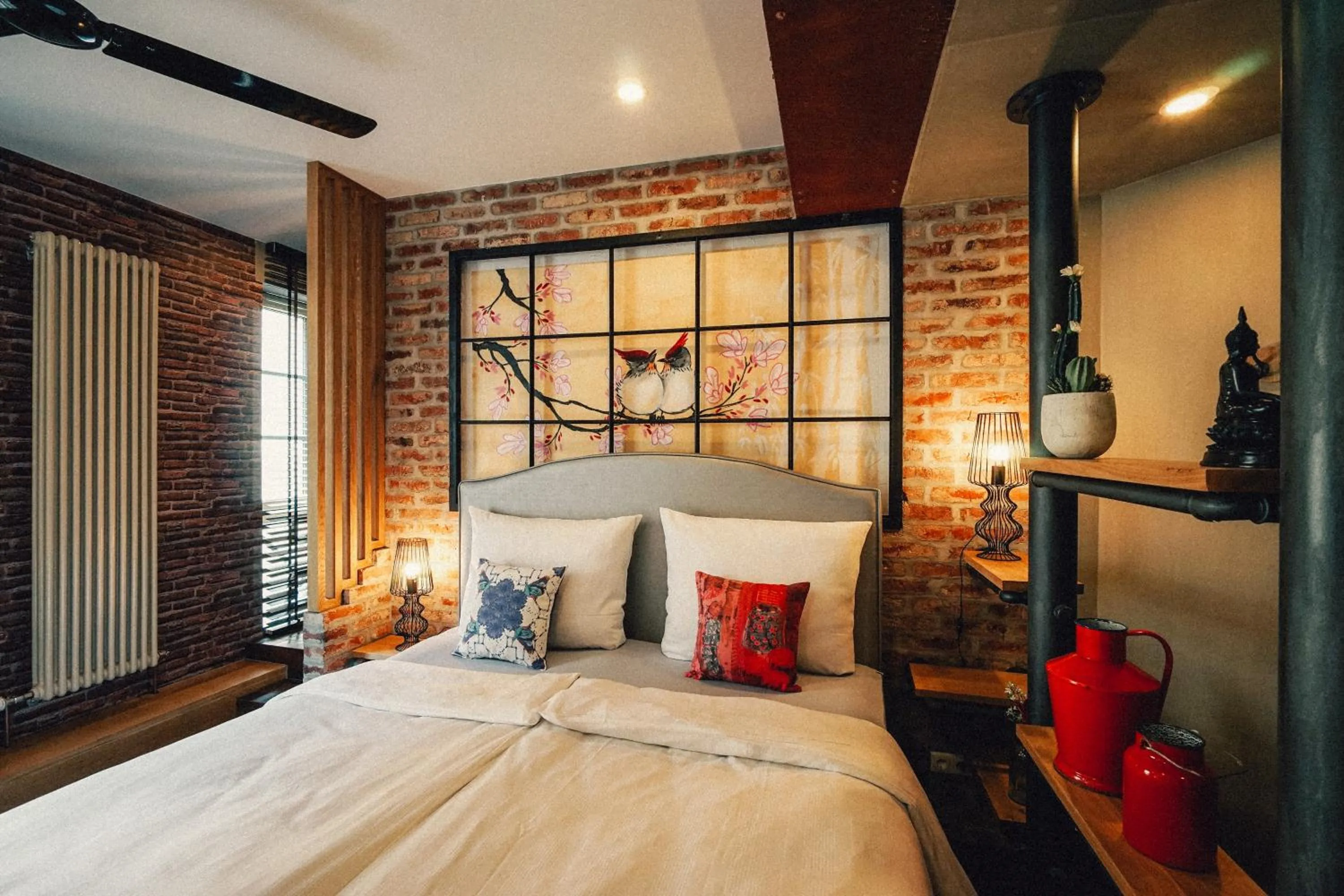 Bed in 36 Phô Cô Hotel & Suites