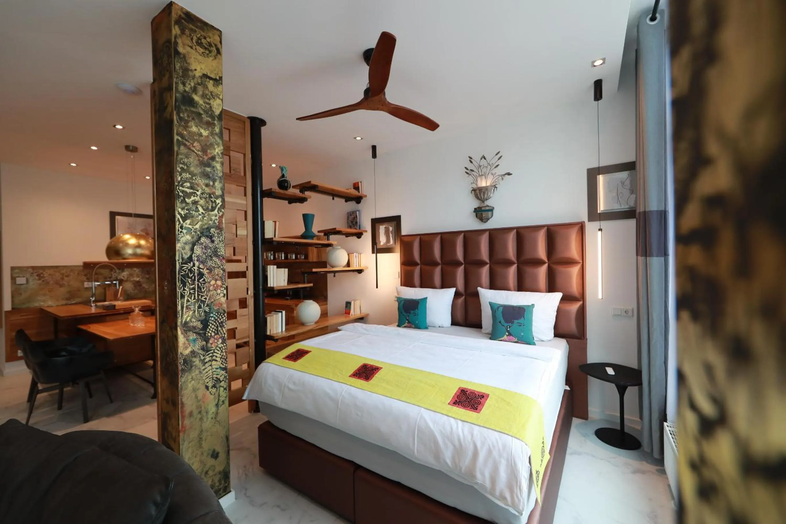 Bed in 36 Phô Cô Hotel & Suites