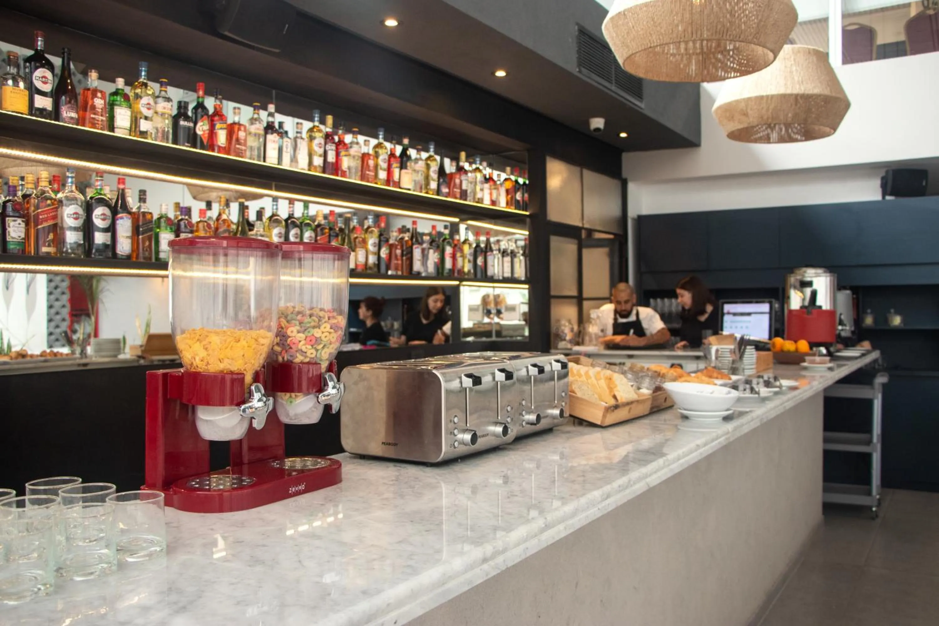 Buffet breakfast in Days Inn & Suites by Wyndham La Plata