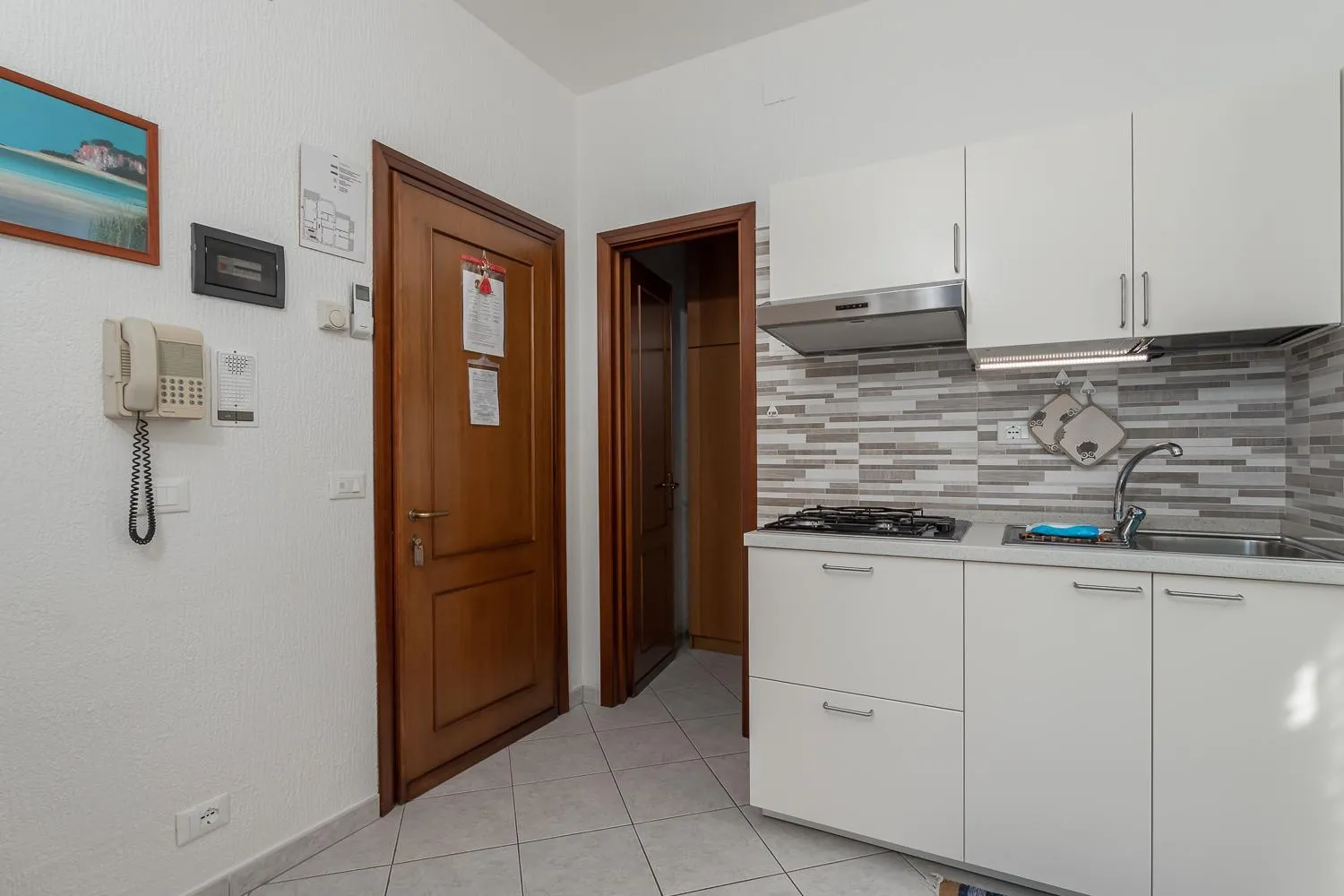 Kitchen or kitchenette in Residence Villa Alda