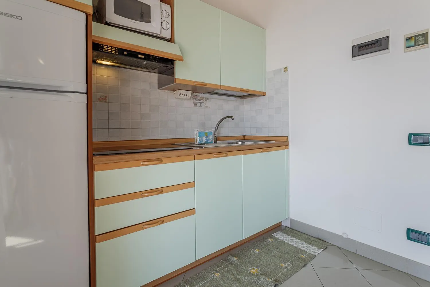 Kitchen or kitchenette in Residence Villa Alda
