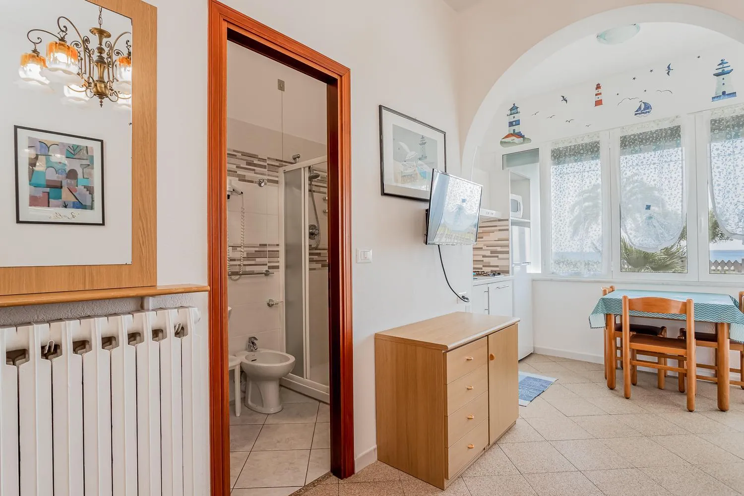 Shower in Residence Villa Alda