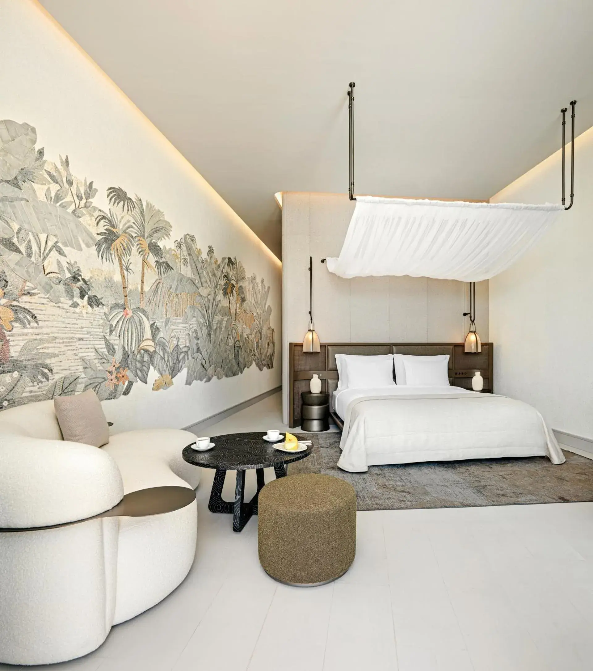 Decorative detail, Bed in Biblos Resort Alaçatı Decorative detail, Bed in Biblos Resort Alaçatı