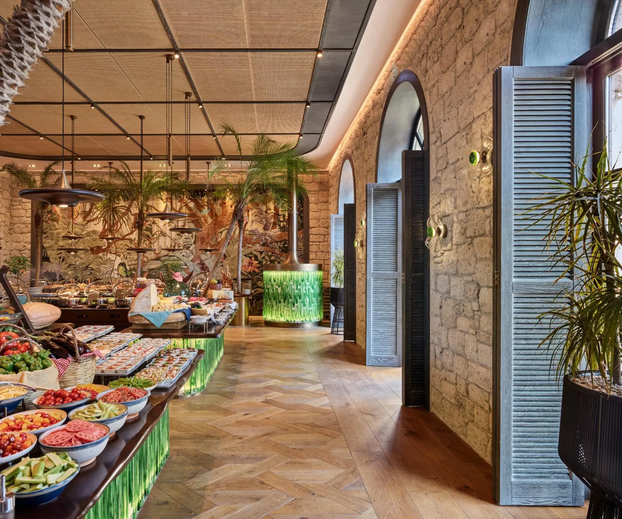 Buffet breakfast in Biblos Resort Alaçatı Buffet breakfast in Biblos Resort Alaçatı