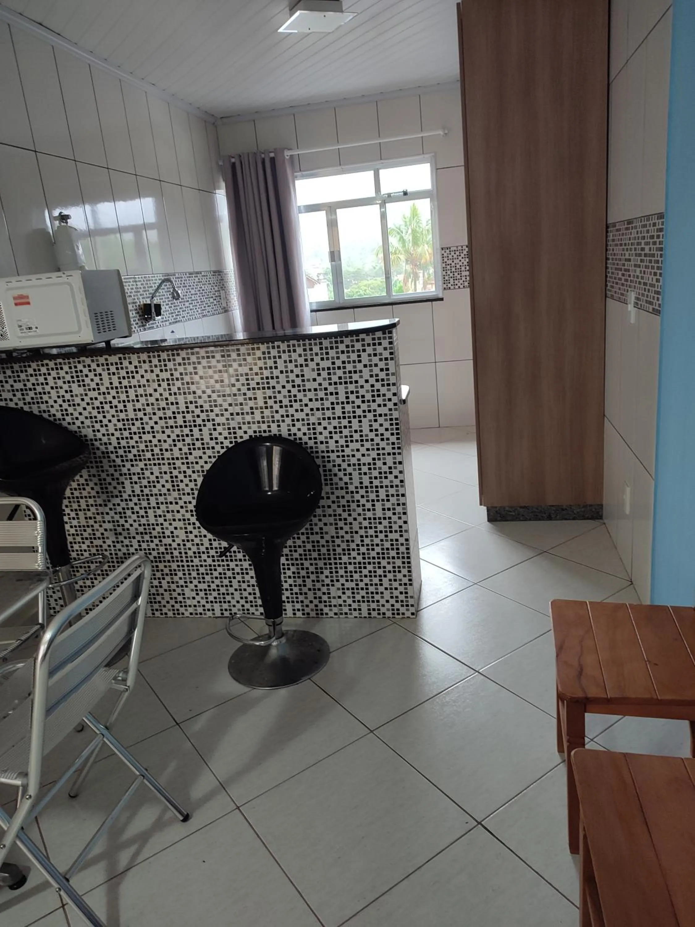 Kitchen or kitchenette in Hotel Lumiar