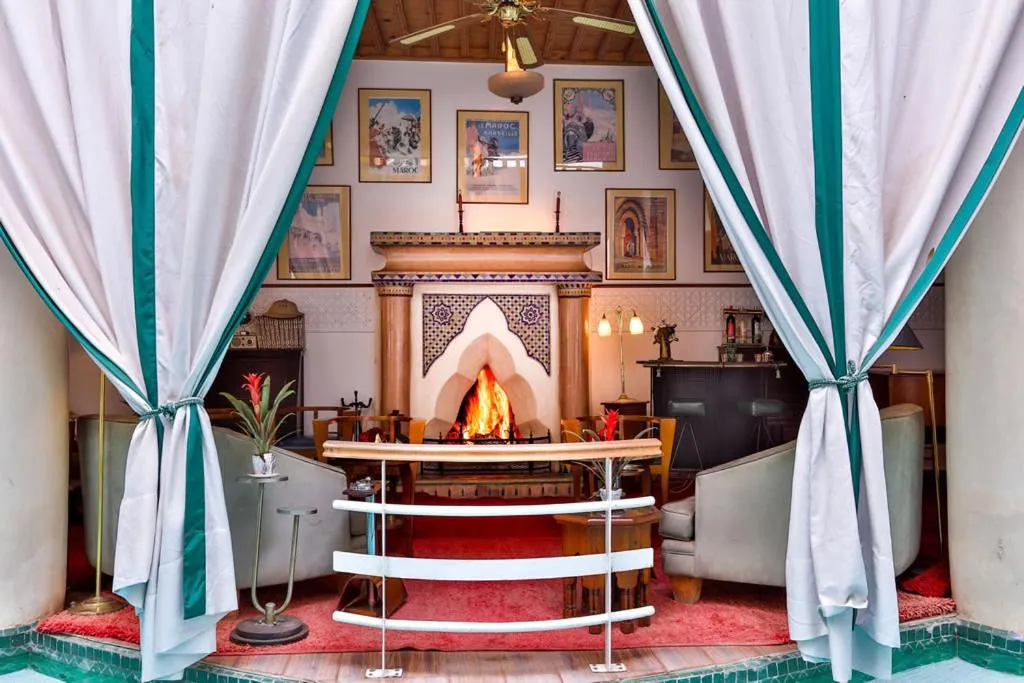 Living room in Riad Moucharabieh Matisse