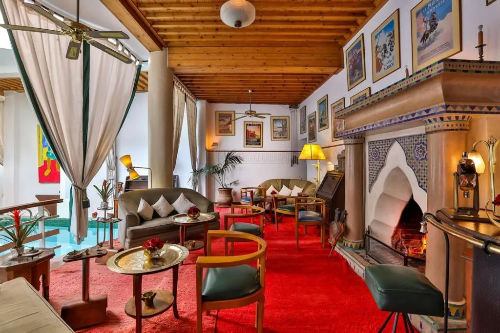 Living room in Riad Moucharabieh Matisse