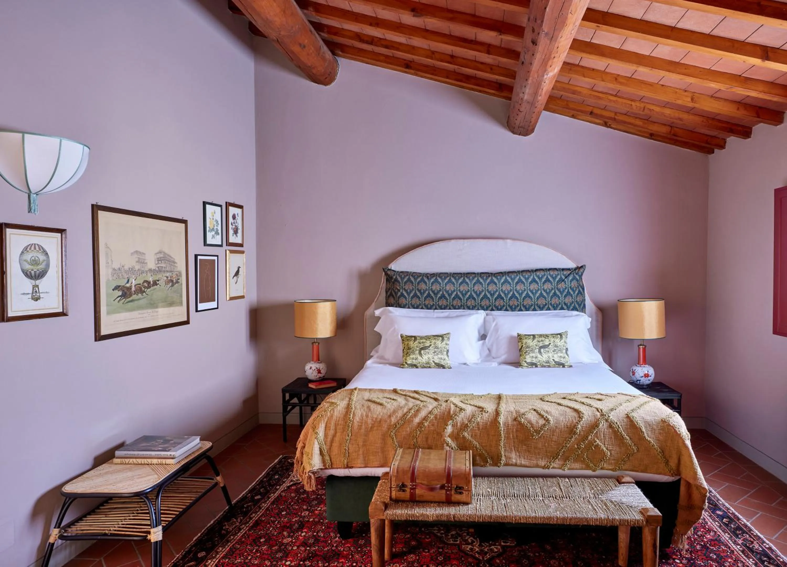 Bed in Tenuta di Artimino member of Meliá Collection Wine Resort