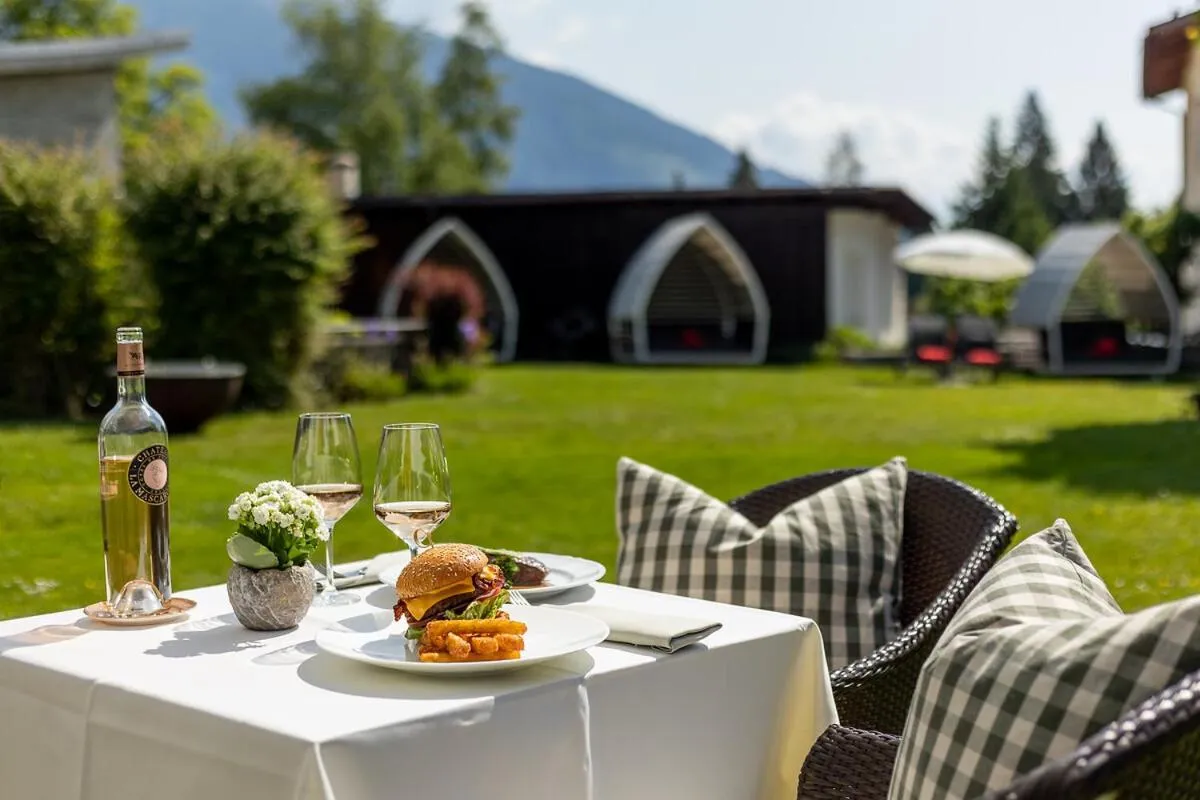 Garden in Soldanella by Hotel Adula