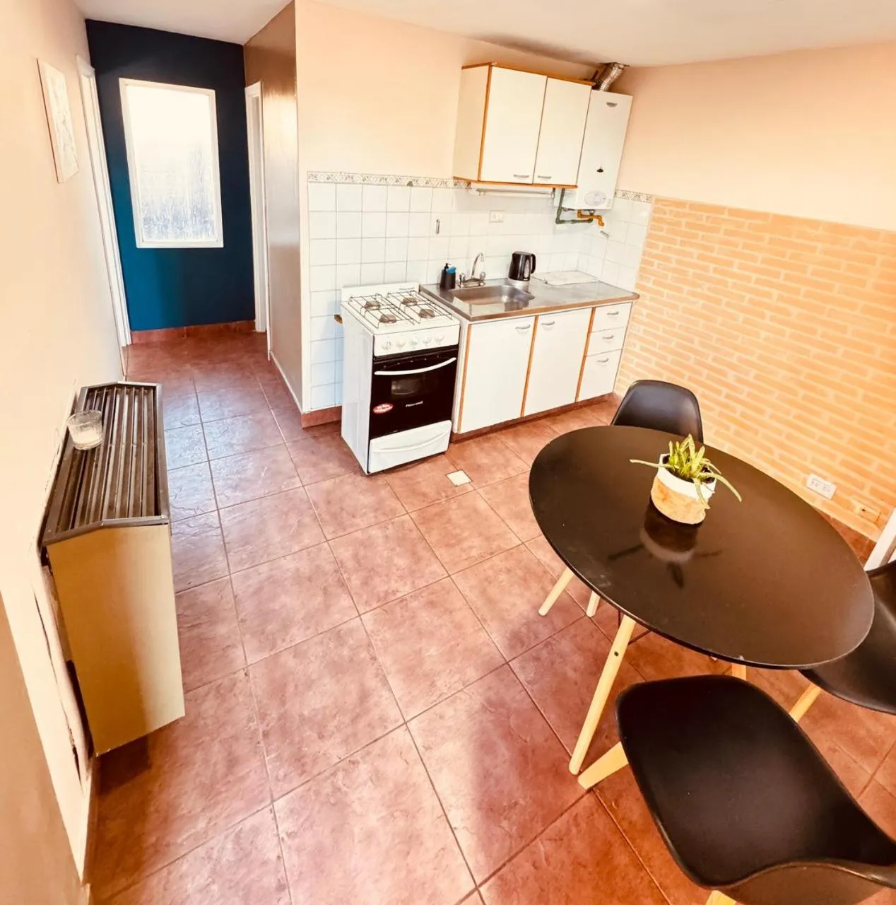 Kitchen or kitchenette in Cabañas y Hostel I Keu Ken