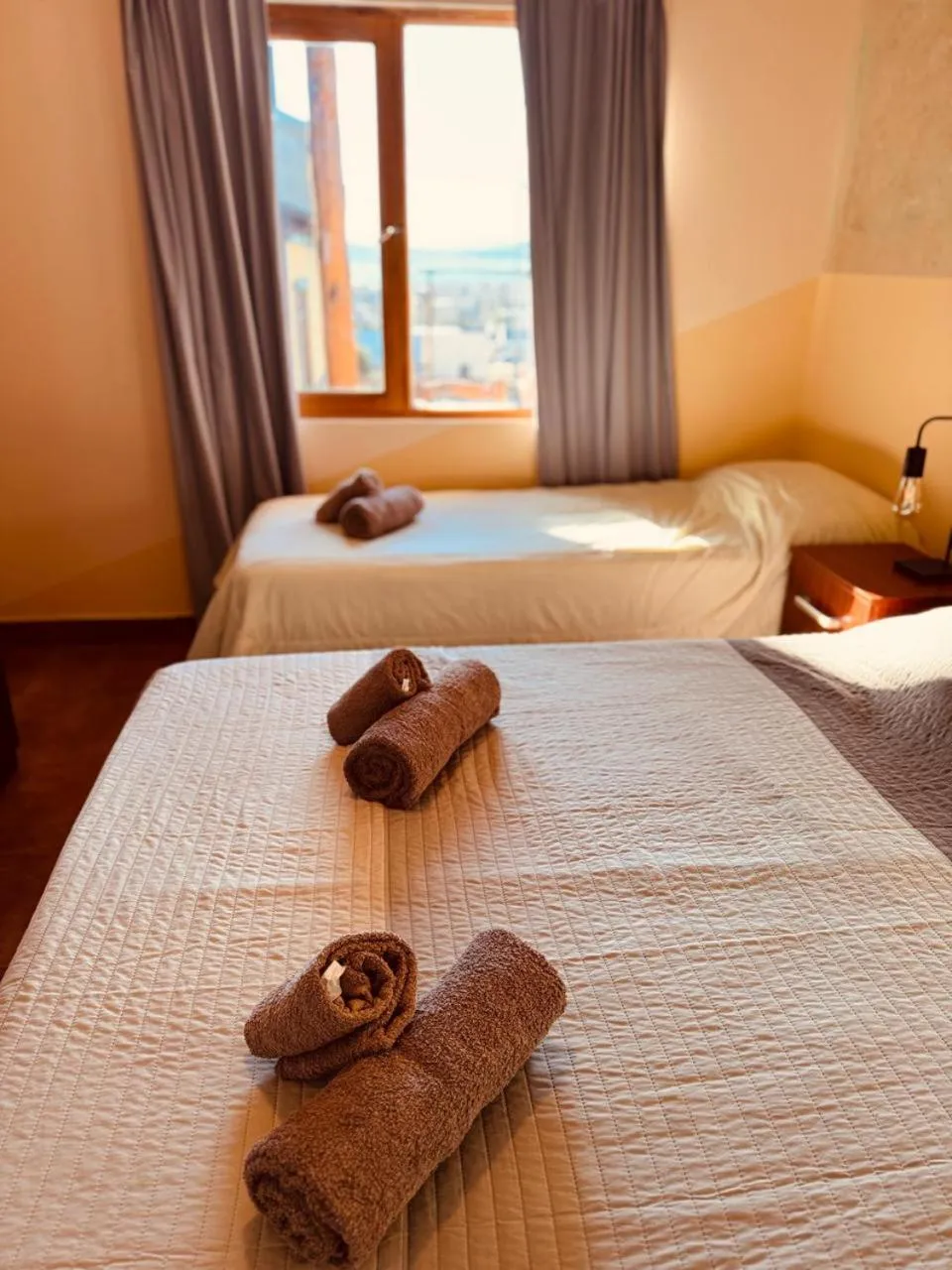 Bed in Cabañas y Hostel I Keu Ken