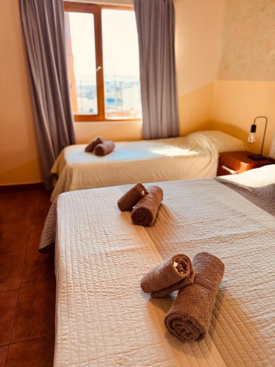 Bed in Cabañas y Hostel I Keu Ken