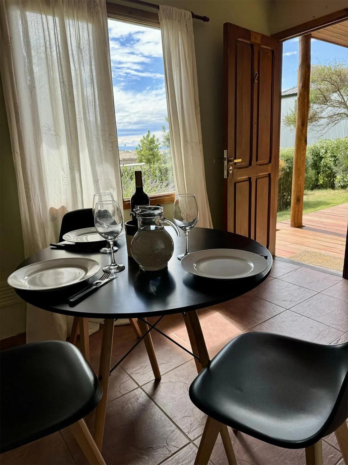 Dining area in Cabañas y Hostel I Keu Ken