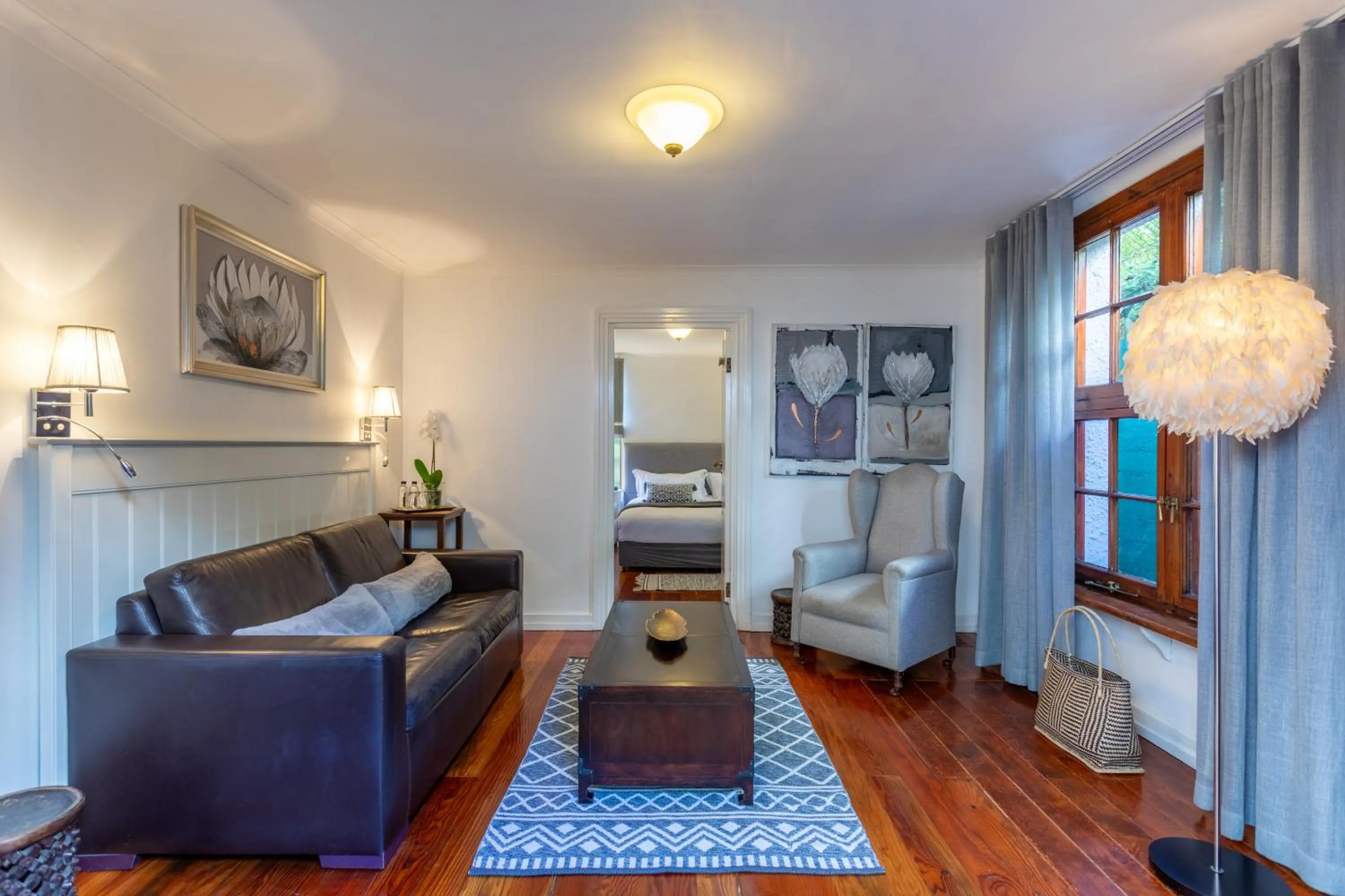 Seating area in Acorn House