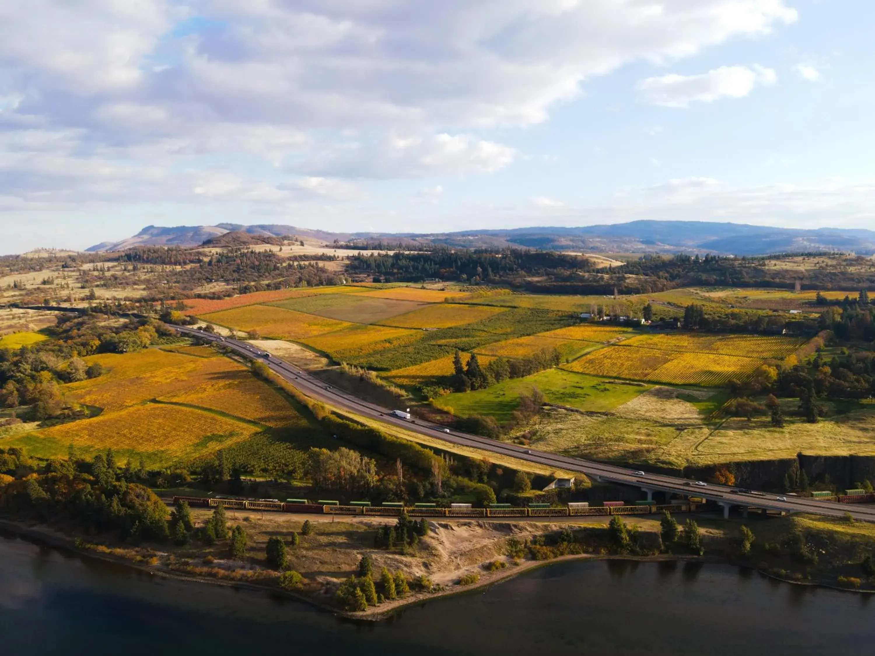 Bird's eye view in The Dalles Inn Bird's eye view in The Dalles Inn