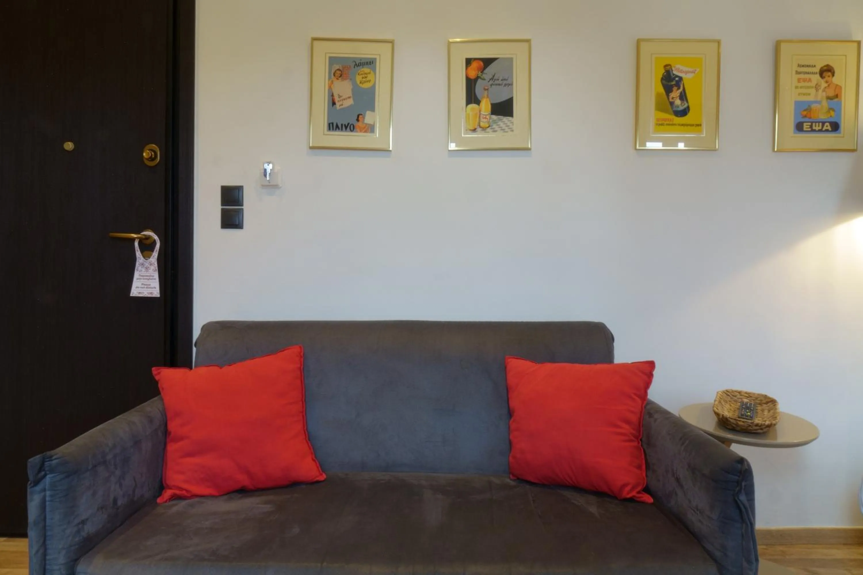 Living room in The Athens Version Luxury Suites