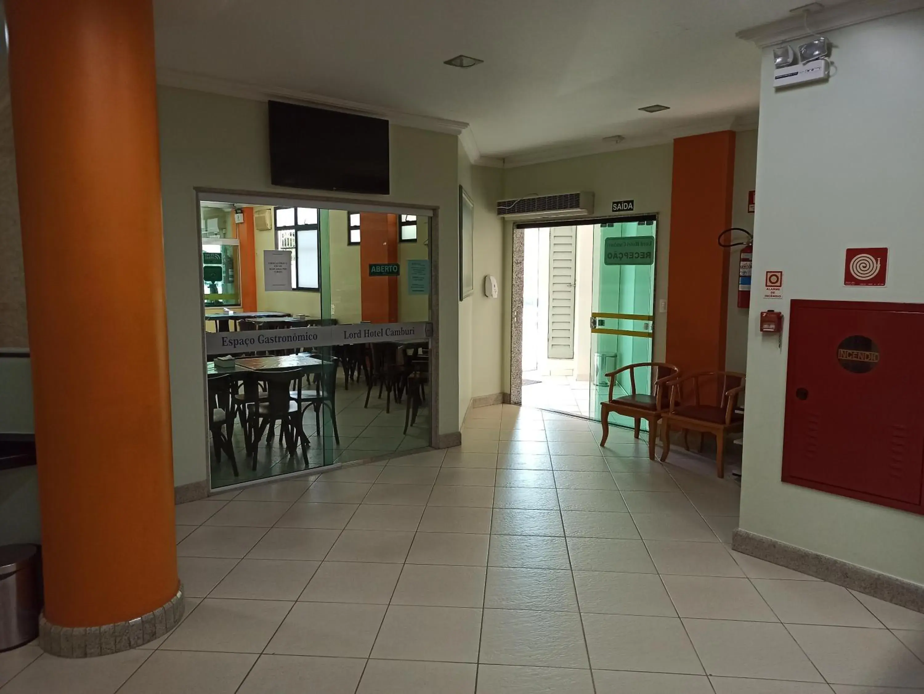 Lobby or reception in Lord Hotel Camburi Lobby or reception in Lord Hotel Camburi