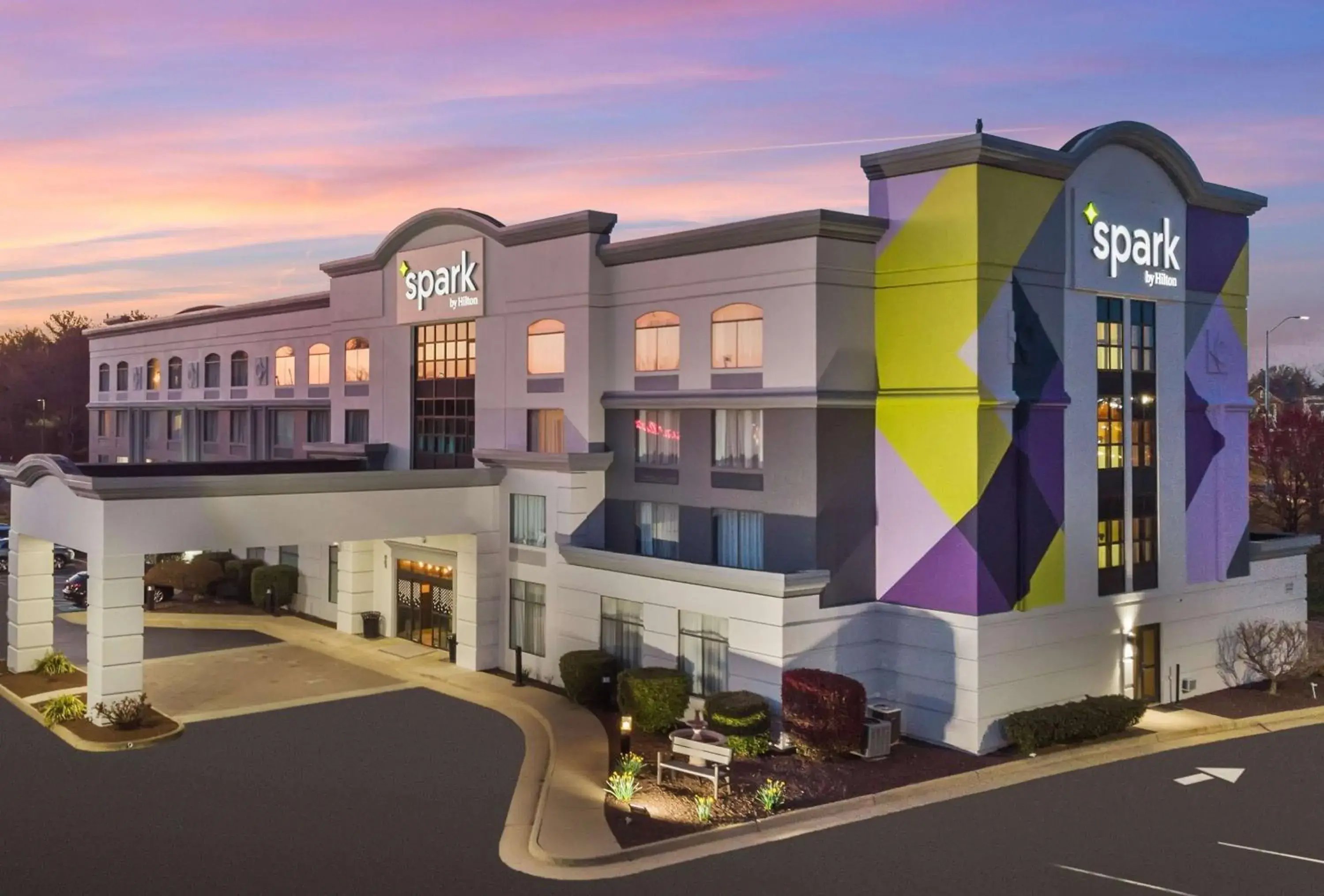 Property building in Spark By Hilton Winchester Property building in Spark By Hilton Winchester