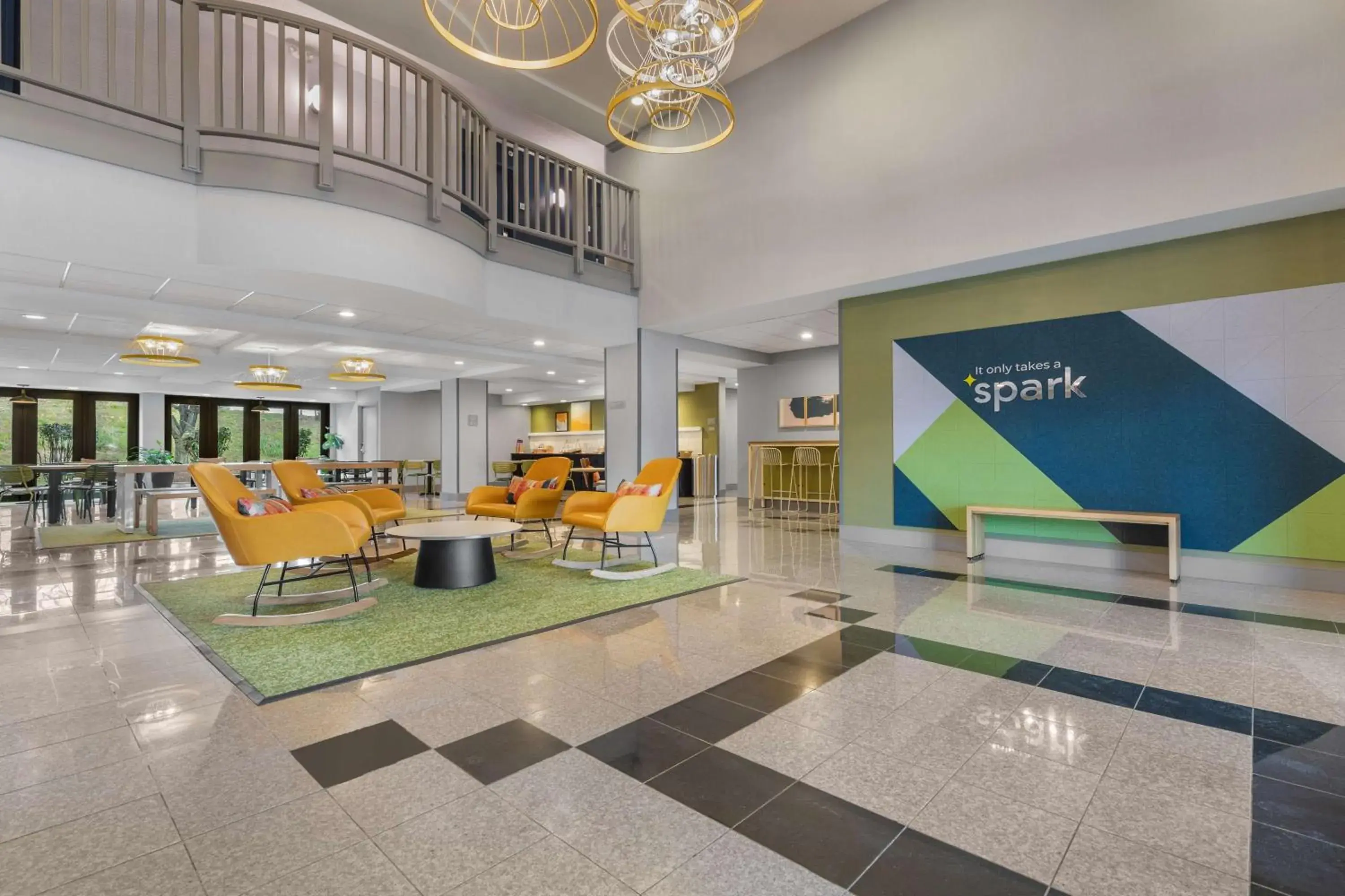 Lobby or reception in Spark By Hilton Winchester Lobby or reception in Spark By Hilton Winchester